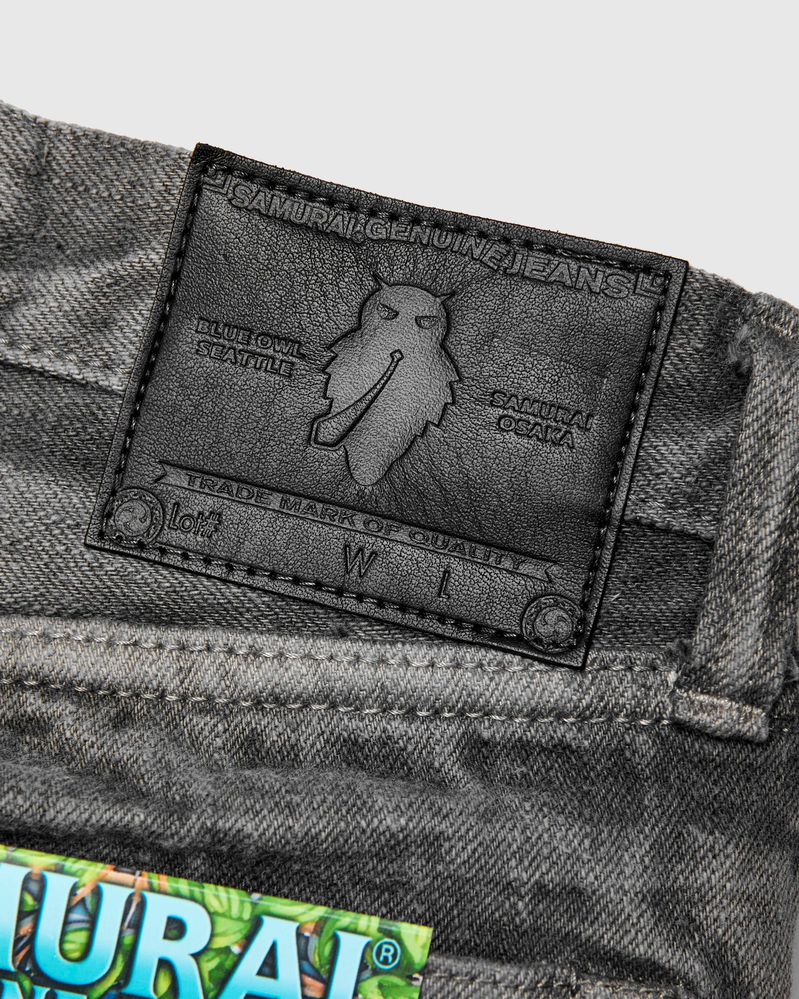 BOS211XX-SU "Shizen" 18oz Sumi Ink Selvedge Denim - Relaxed Tapered Fit - Image 5