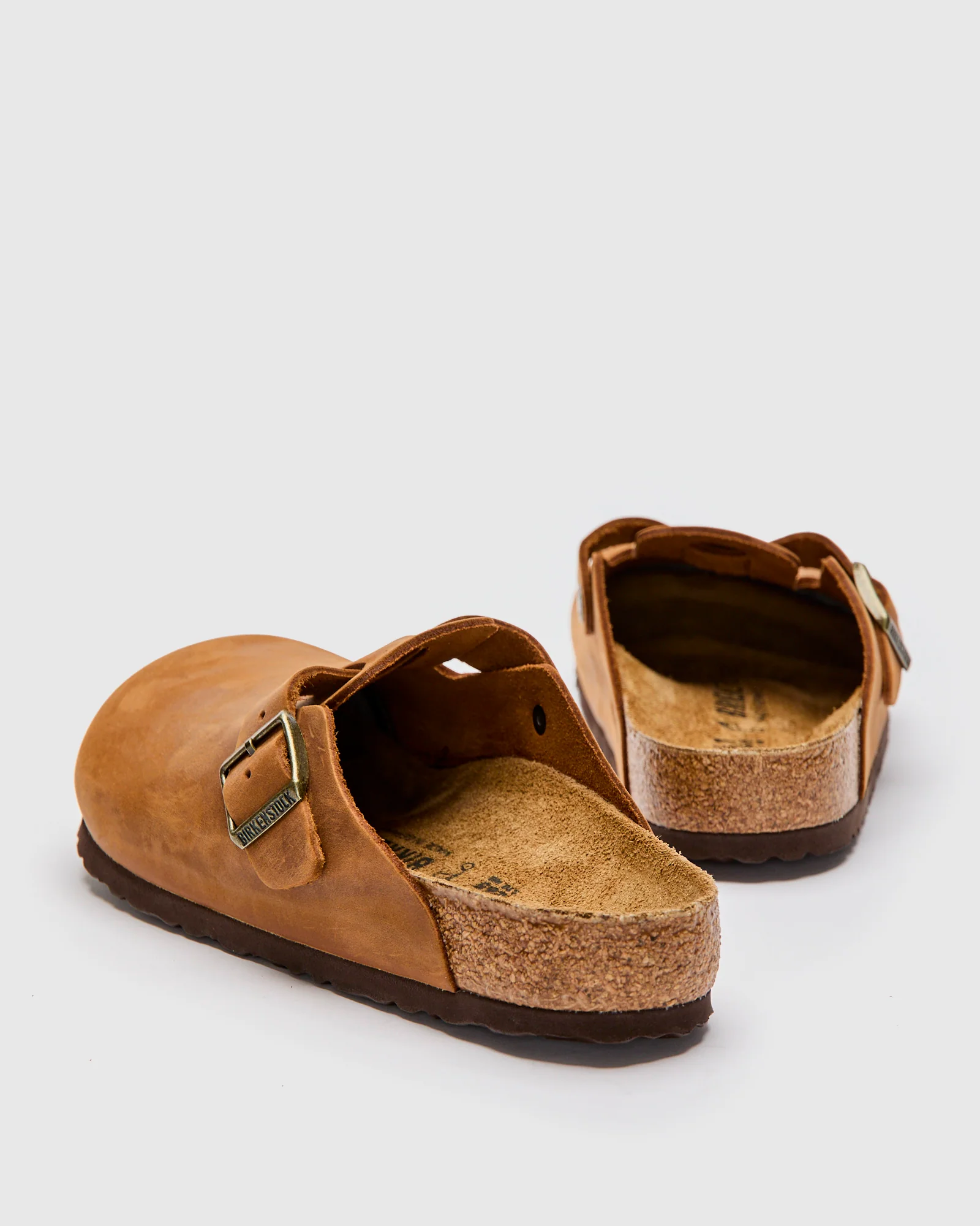 Boston Clog in Cognac Oil Leather - Image 5