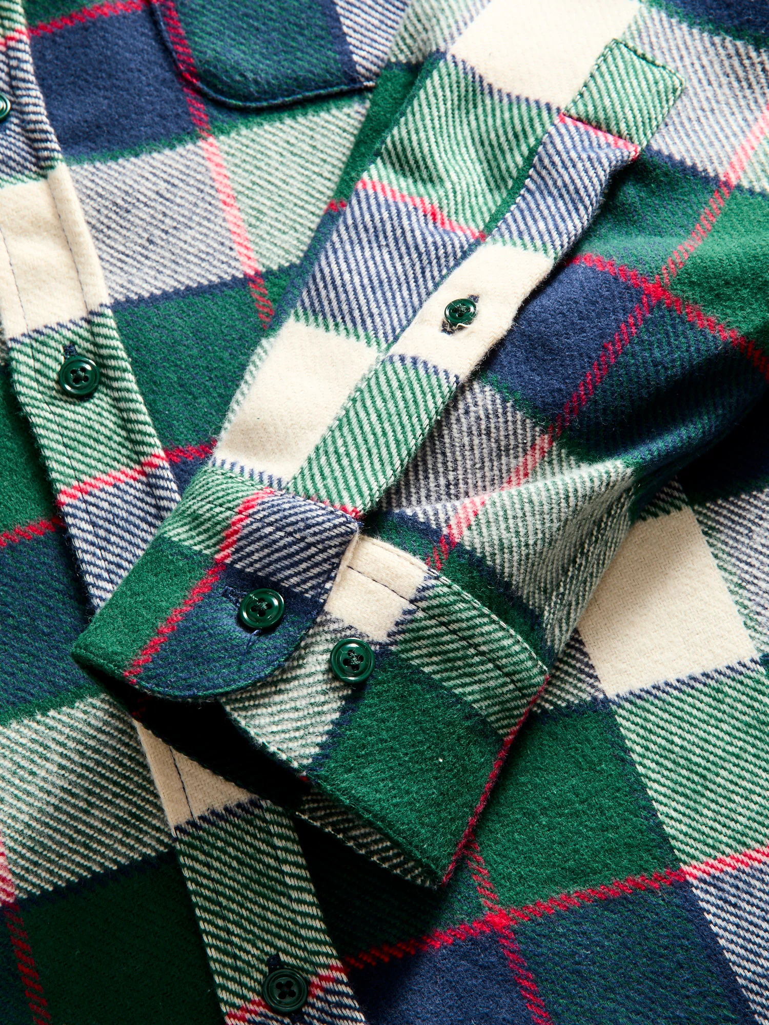 Bottle Button-Up Shirt in Blue Green - Image 6