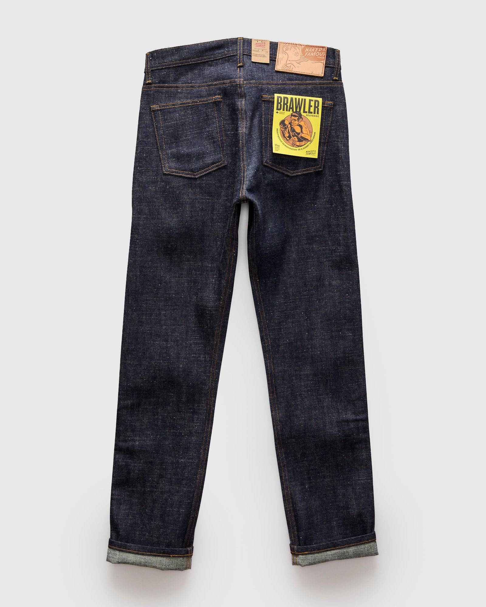 "Brawler" 17oz Selvedge Denim - Weird Guy Fit - Image 3