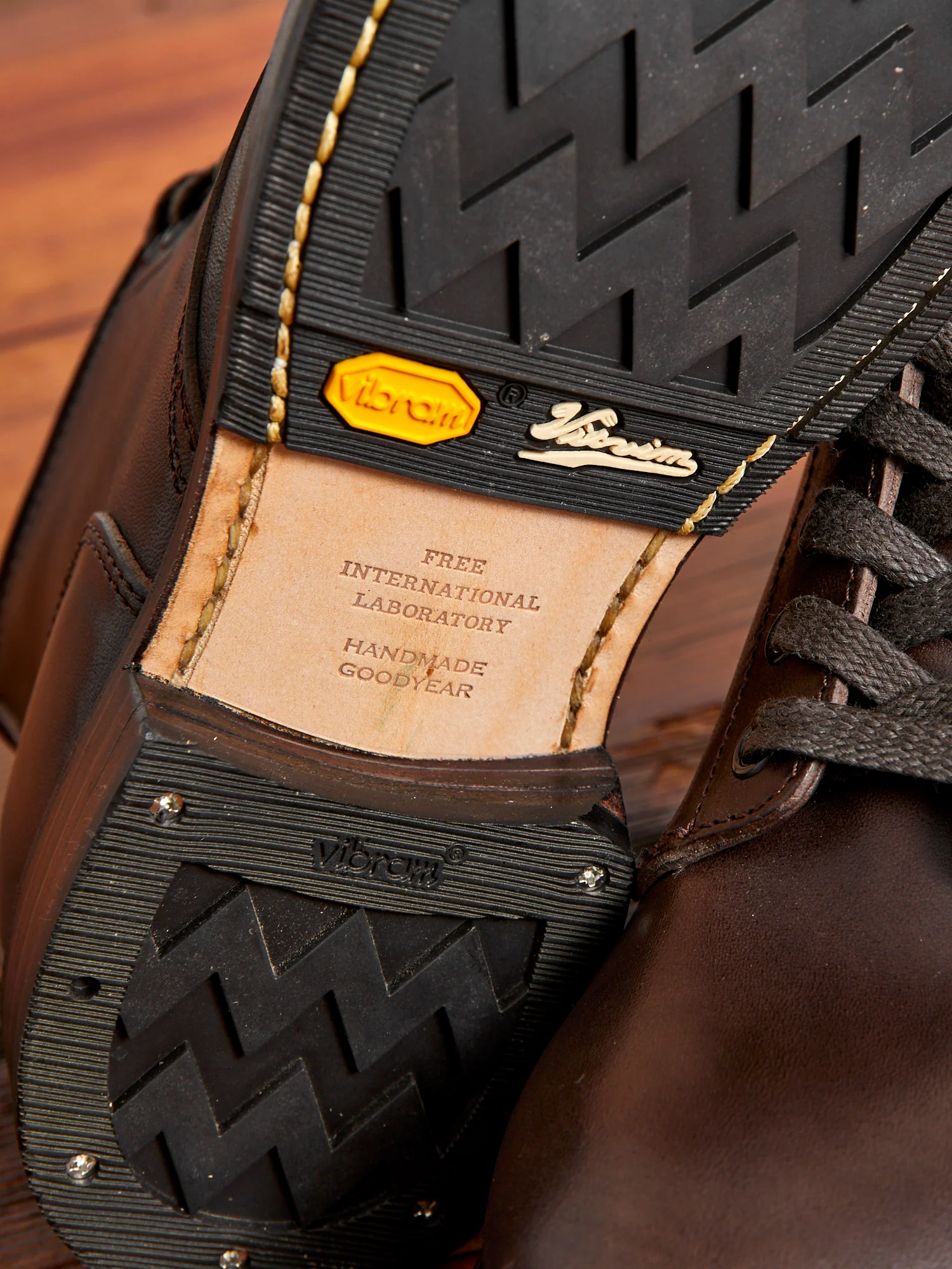 Brigadier Boots-Folk in Dark Brown Italian Horsehide - Image 8