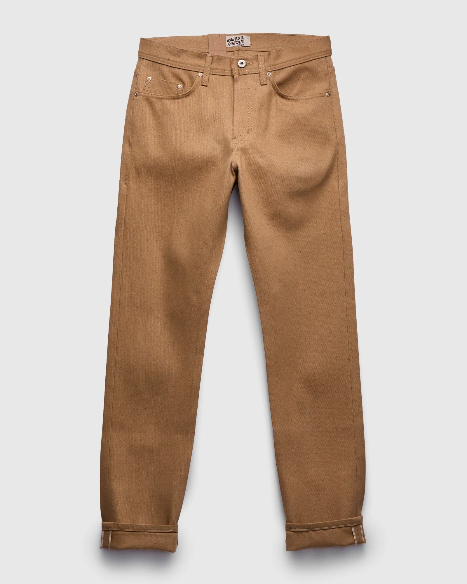 "Brown Fox" 13oz FoxFibre® Brown Selvedge Denim - Weird Guy Fit - Image 2