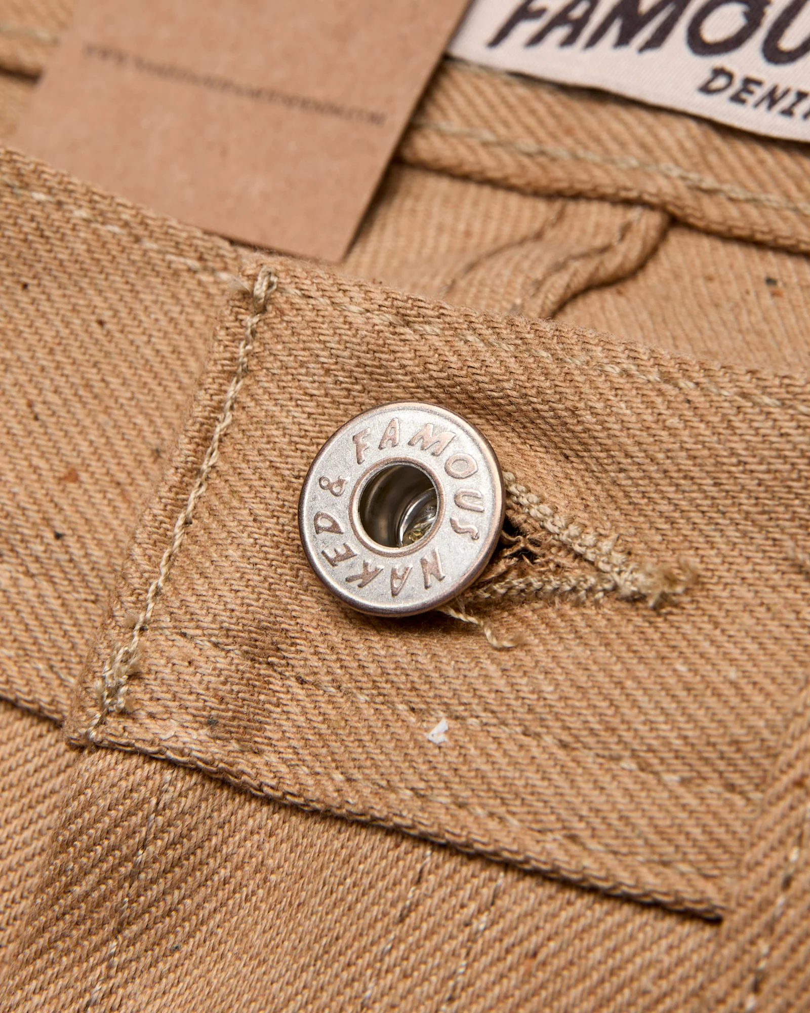 "Brown Fox" 13oz FoxFibre® Brown Selvedge Denim - Weird Guy Fit - Image 6