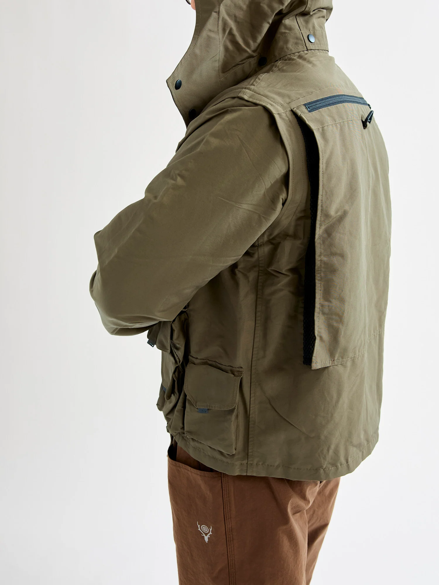 Crossgrain Tenkara Trout Parka in Olive - Image 7