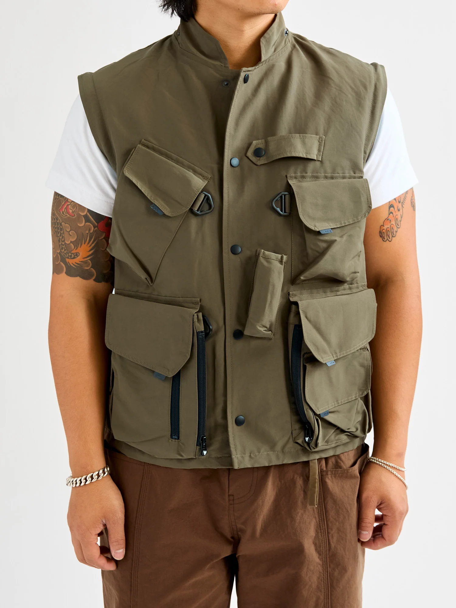 Crossgrain Tenkara Trout Parka in Olive - Image 9