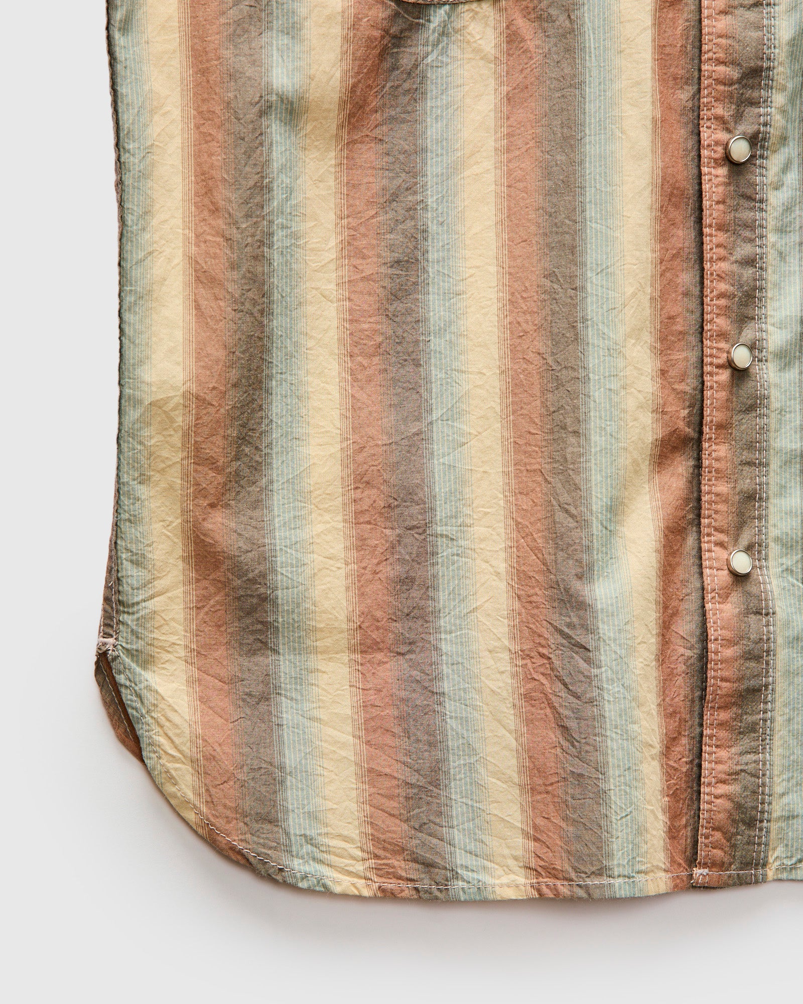 Calico SS Western Shirt in Dusty Desert Stripe - Image 7