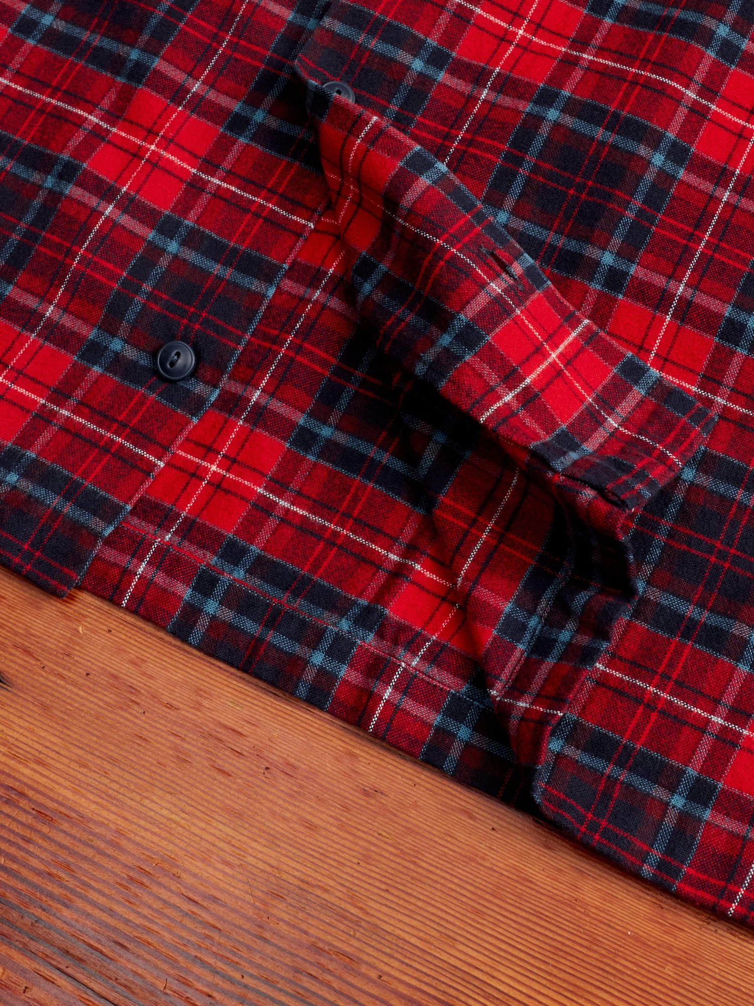 Carter Camp Shirt in Red Plaid - Image 8