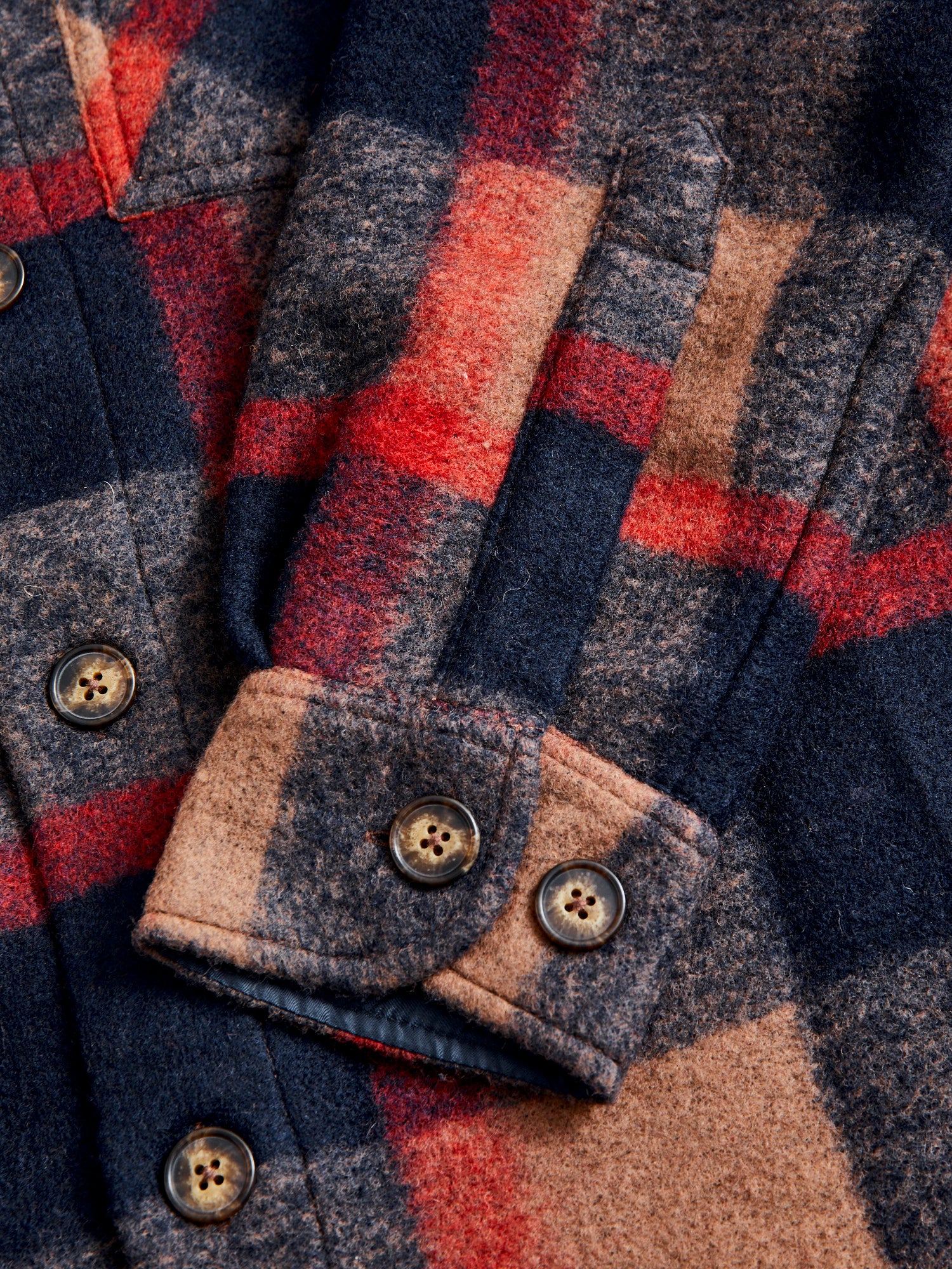 Catch Overshirt in Red - Image 7
