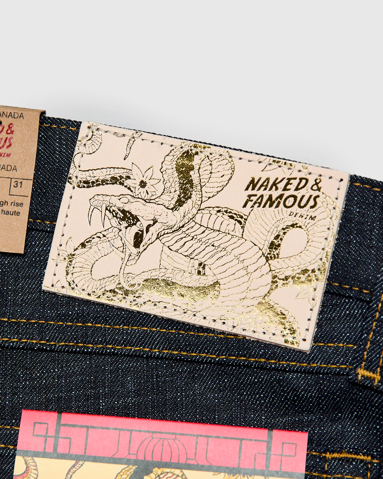 "Chinese New Year Snake" 12.5oz Selvedge Denim - True Guy Fit - Image 11