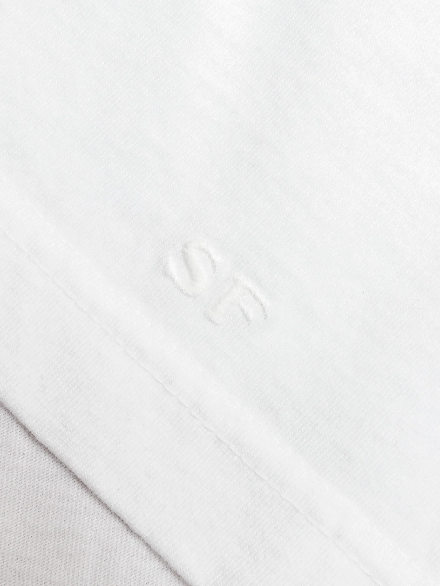 Chop Corner Pocket T-Shirt in White - Image 5