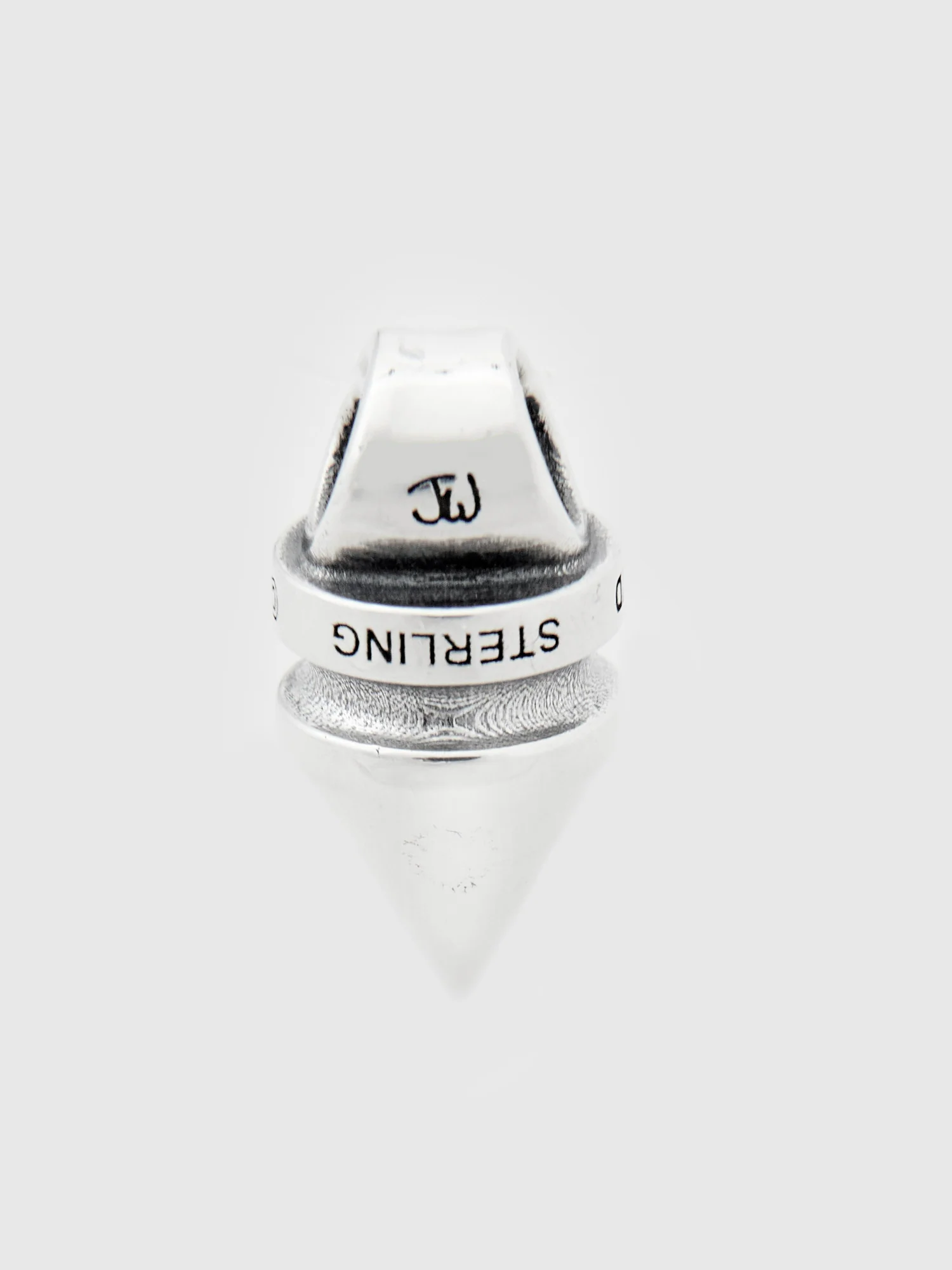 Classic Baby Spike Pendant 2A in Sterling Silver - Image 4
