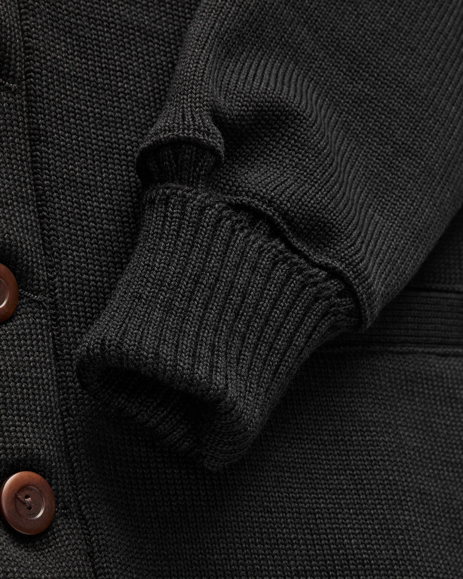 Classic Cardigan in Black - Image 6
