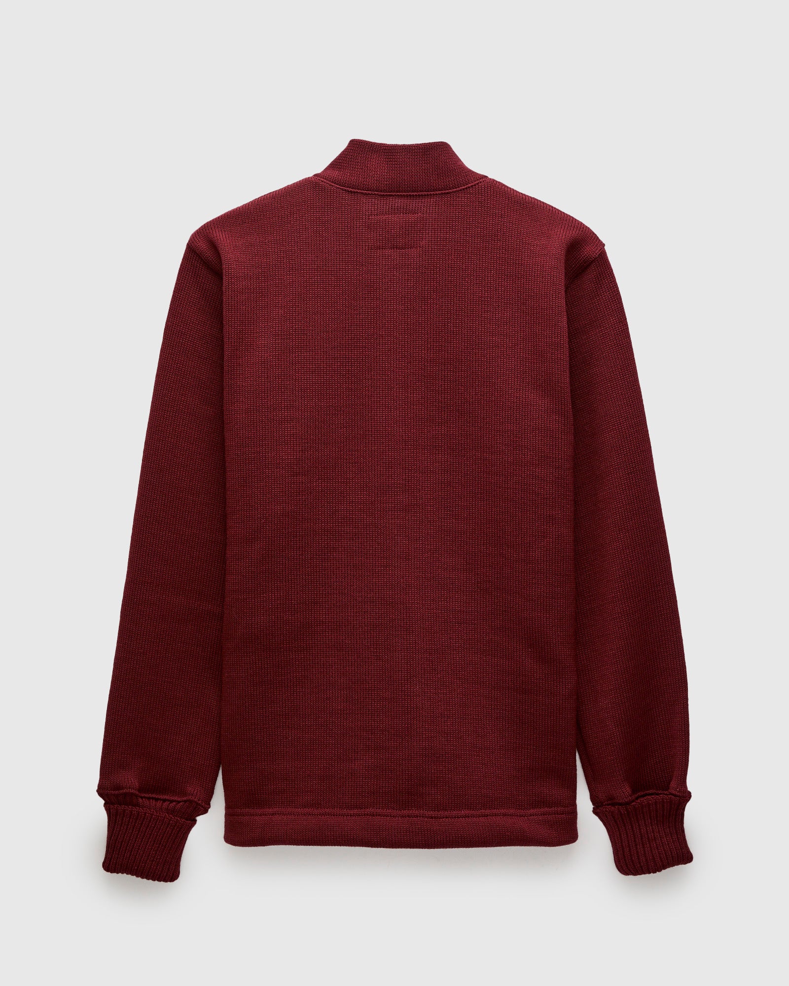 Classic Cardigan in Burgundy - Image 2