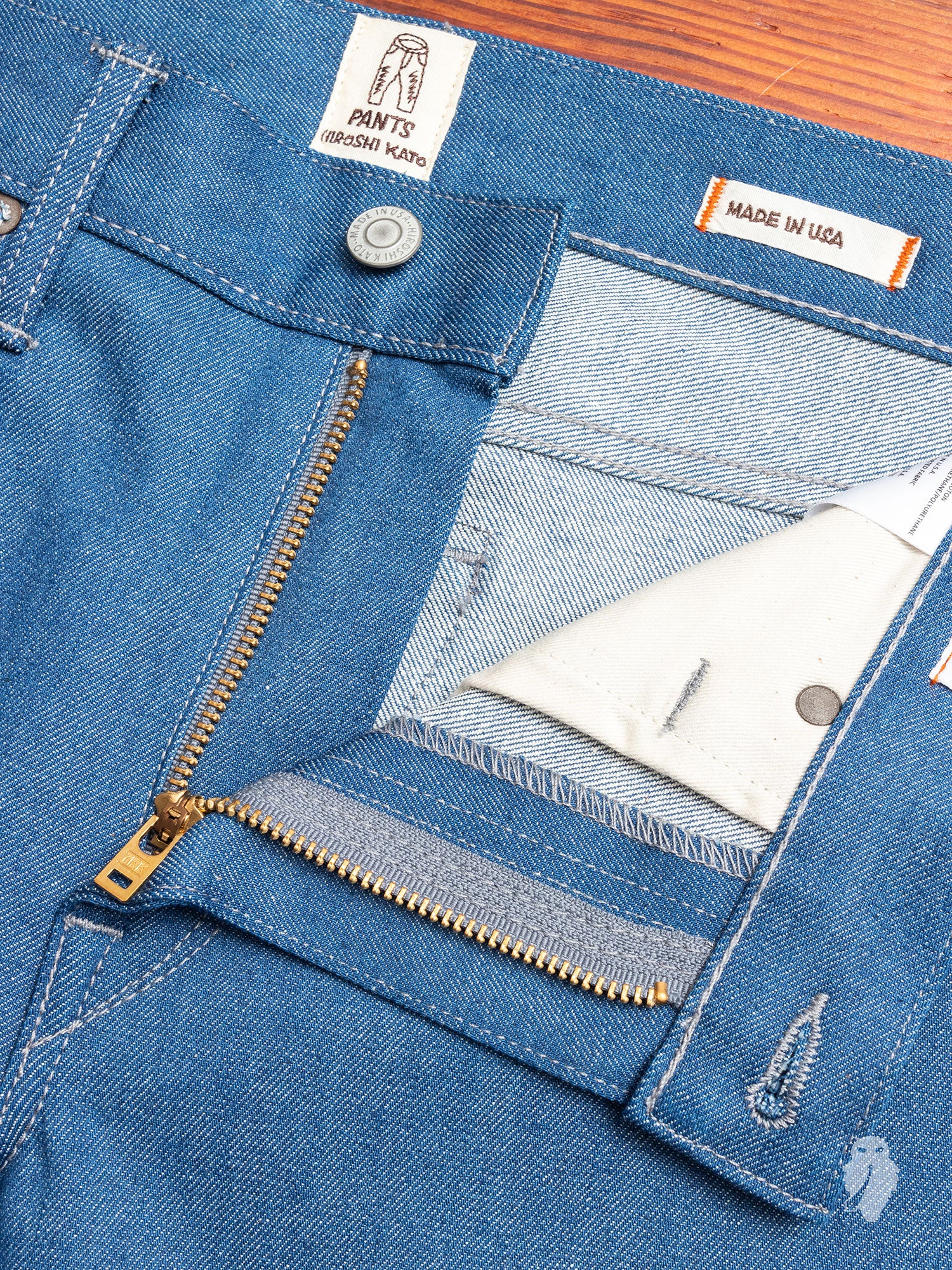 "Cobalt" 10.5oz Stretch Selvedge Denim - Pen Slim - Image 6