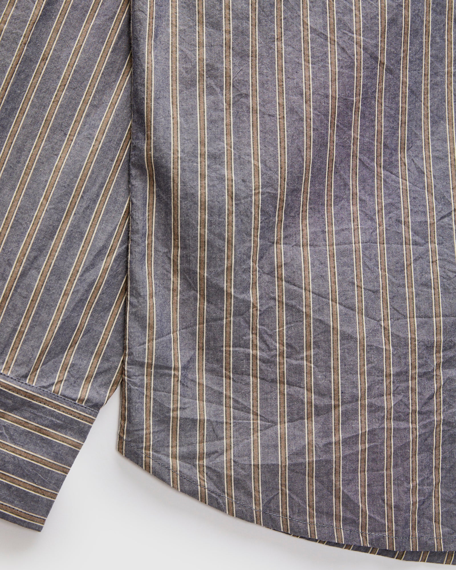 Commuter Shirt in Navy/Coyote Stripe - Image 6