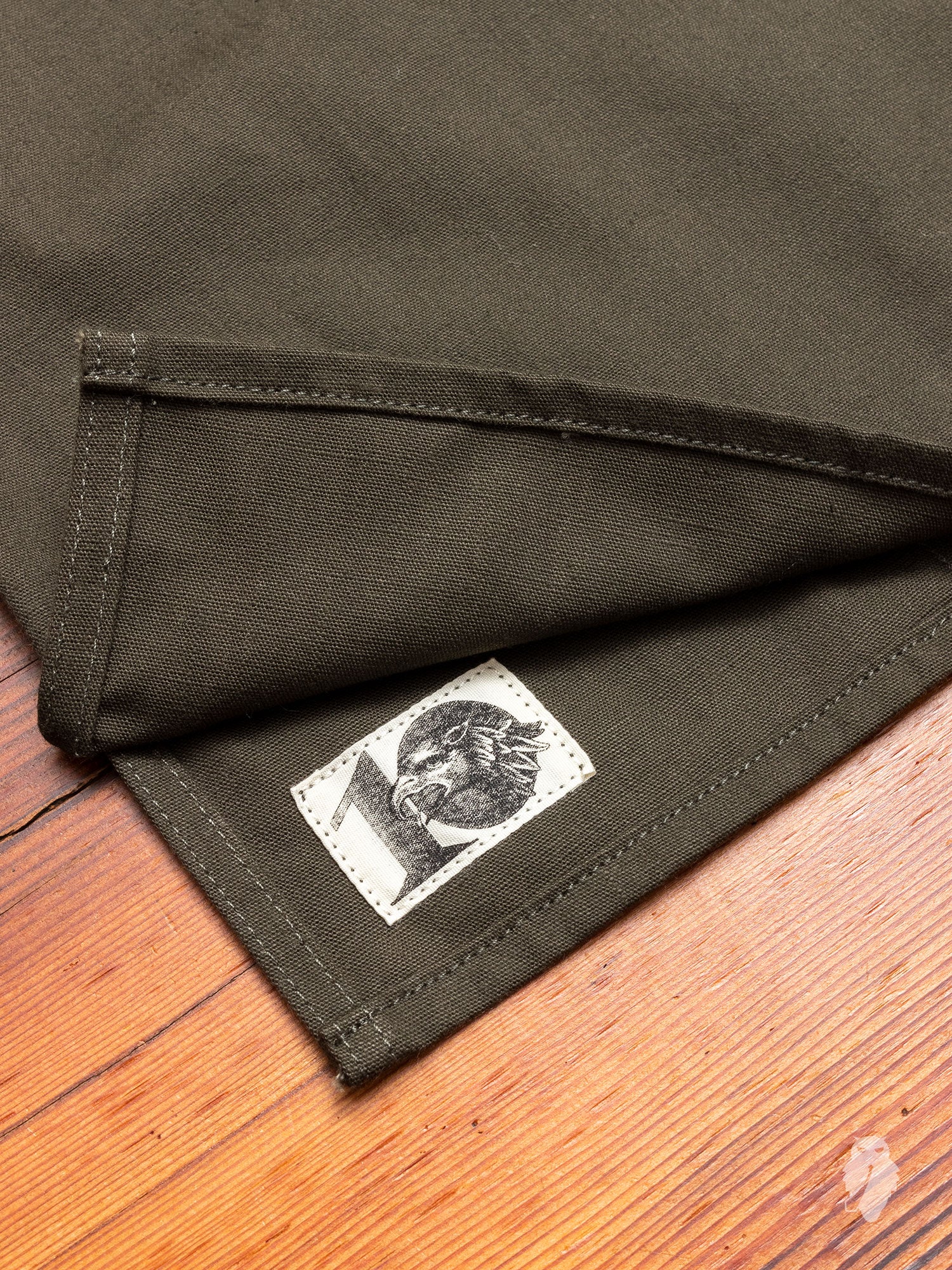 Copeland Canvas Shirt in Dark Green - Image 8
