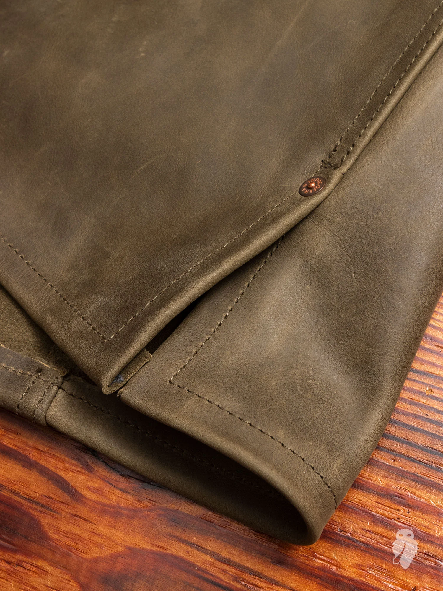Copeland Leather Jacket in Green - Image 7