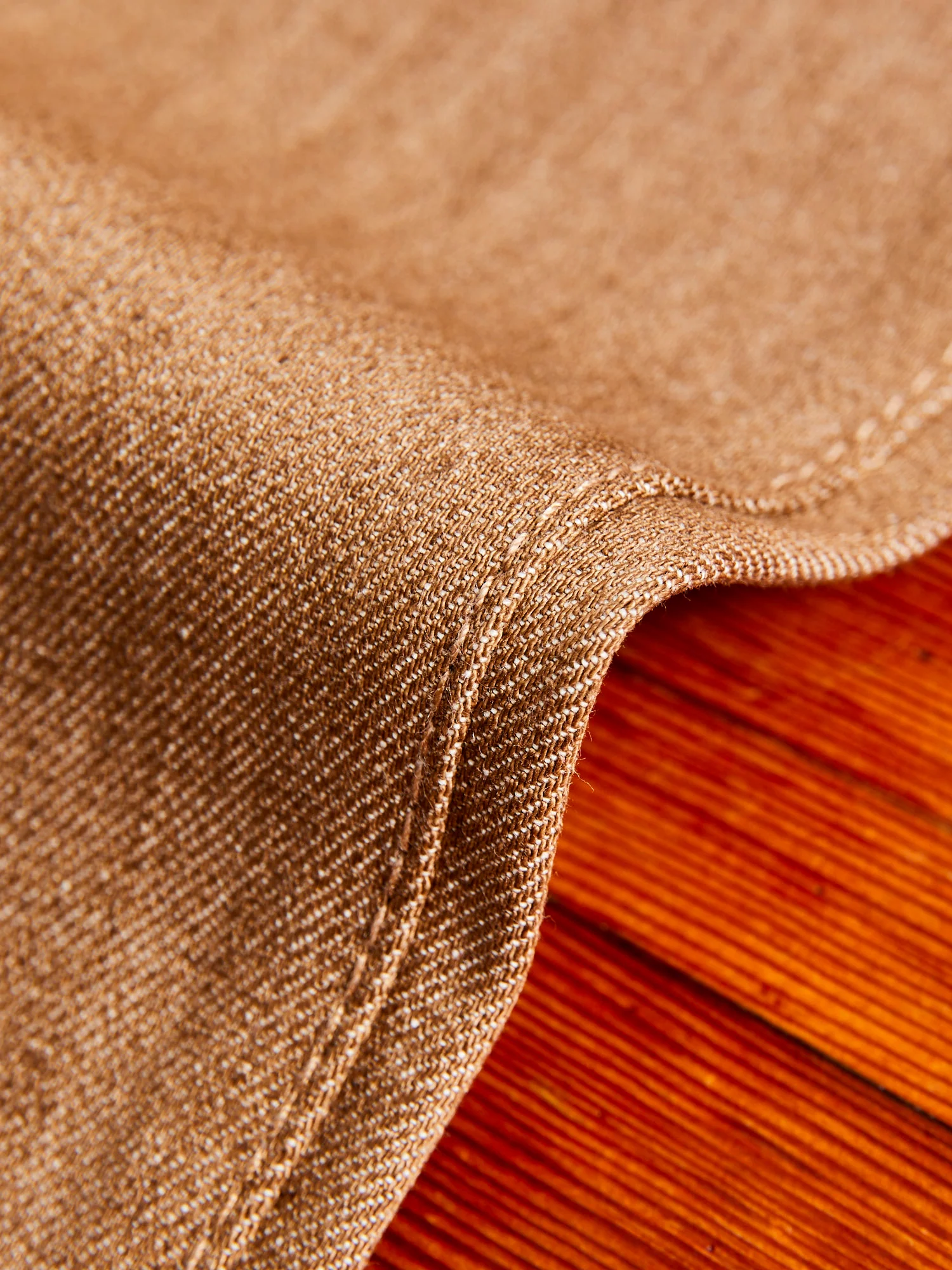 "Copper Raw" 10.5oz Stretch Selvedge Denim - Pen Slim - Image 10