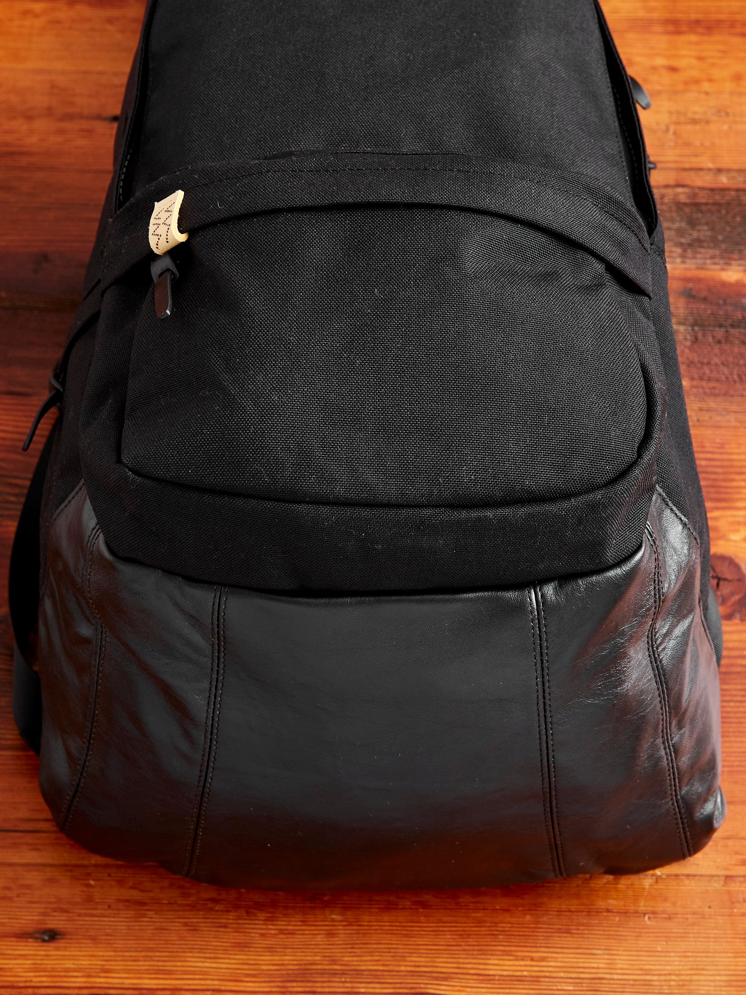 Cordura 22L Backpack in Black Lambskin - Image 6