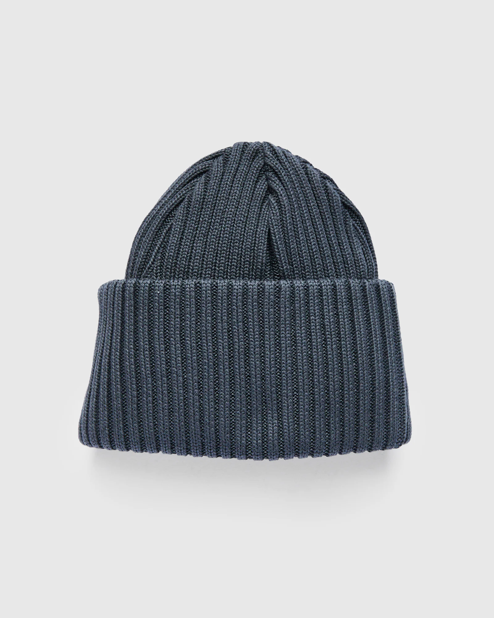 Cotton Knit Cap in Charcoal - Image 3