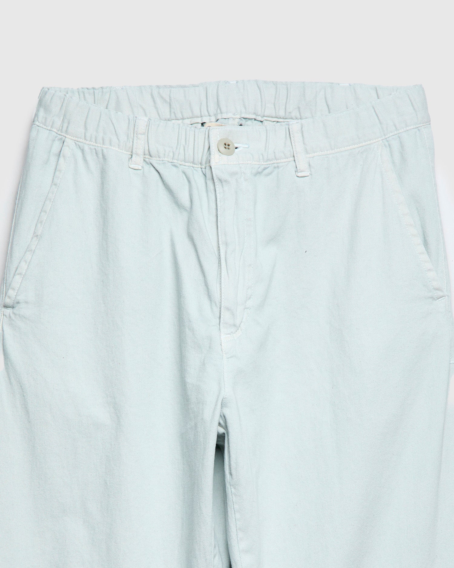 Cotton Twill Easy Pants in Washed Sax - Image 4