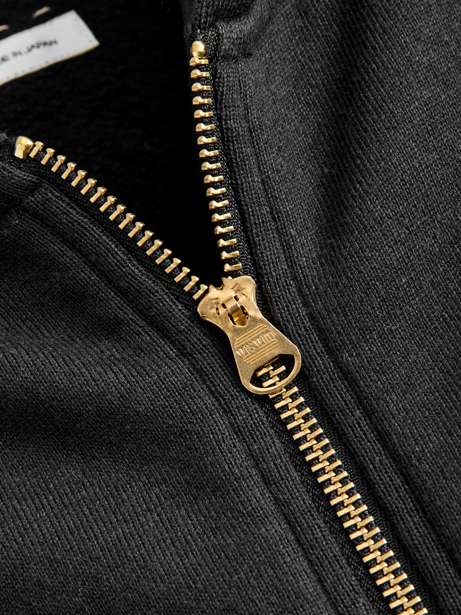 Court Zip Hoodie C/WS in Black - Image 5