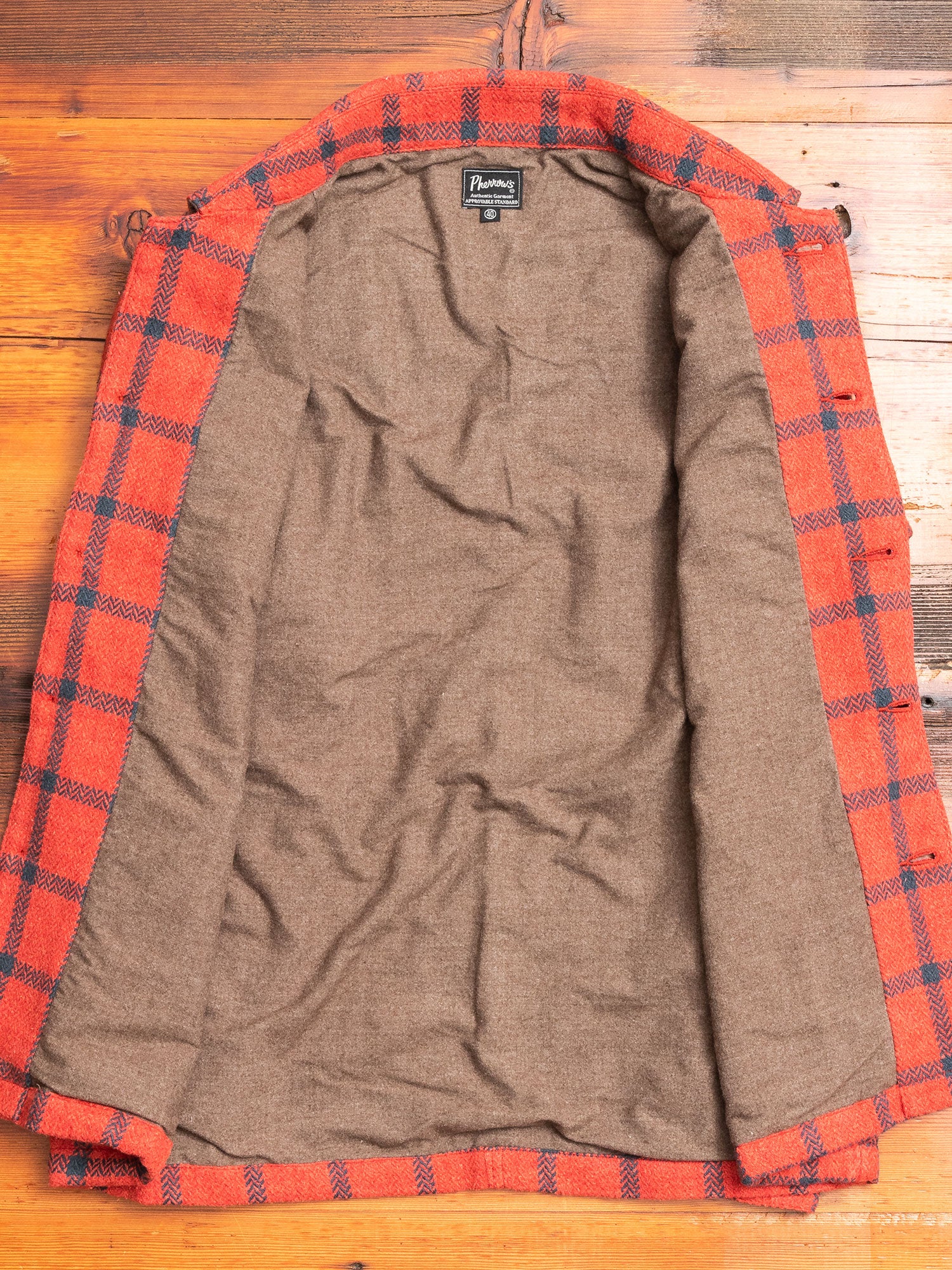 CPO Shirt Jacket in Red Check - Image 7
