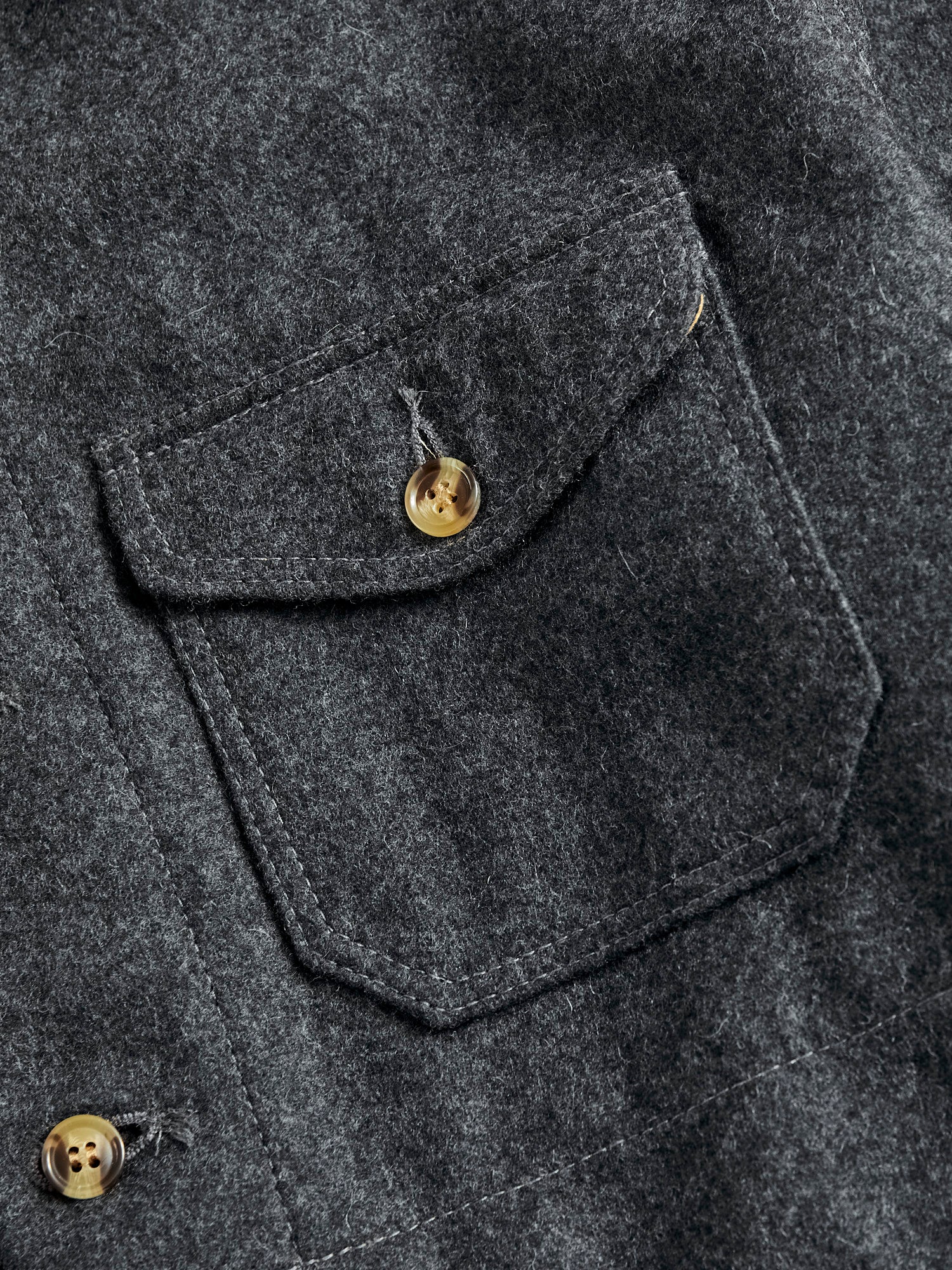 Crissman Overshirt in Charcoal - Image 4