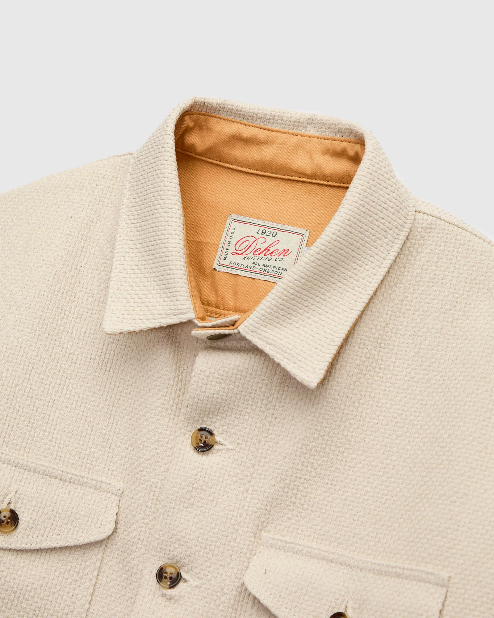 Crissman Overshirt in Natural Sashiko - Image 3