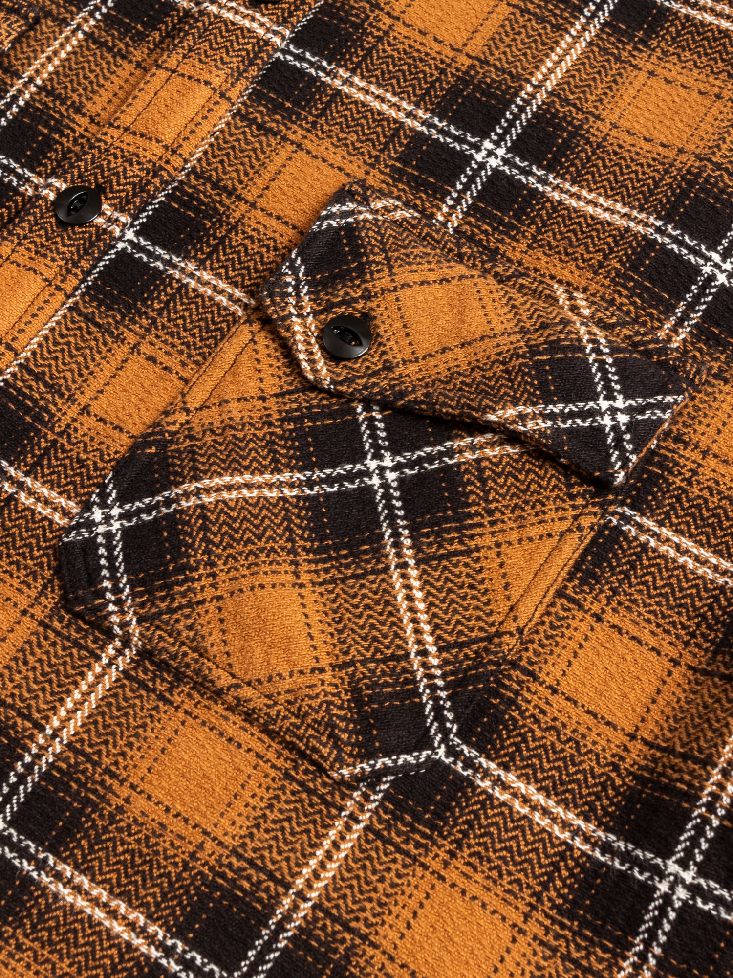 Crosscut Flannel in Sienna - Image 4