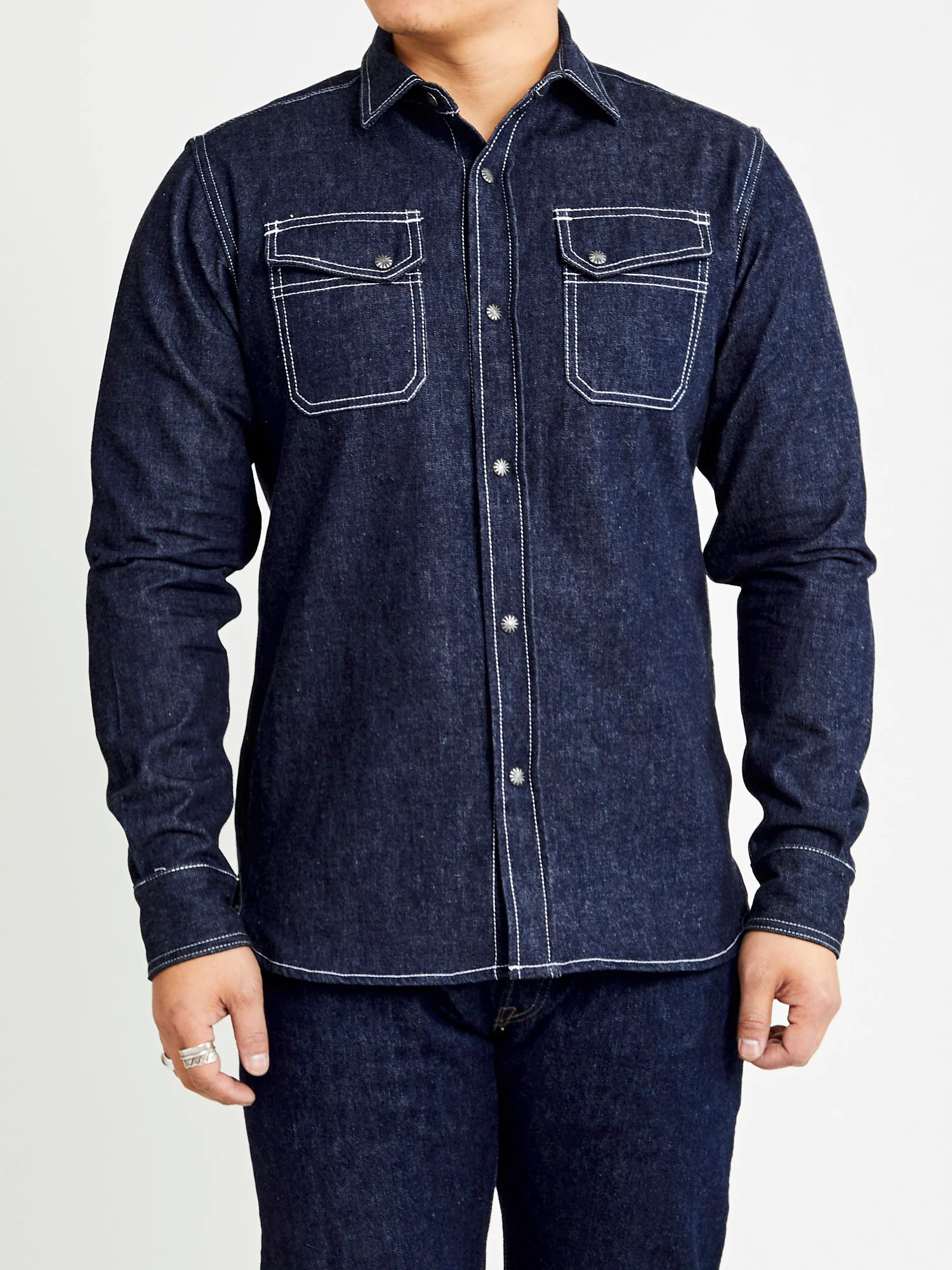 Crosscut Western in Indigo Denim - Image 2
