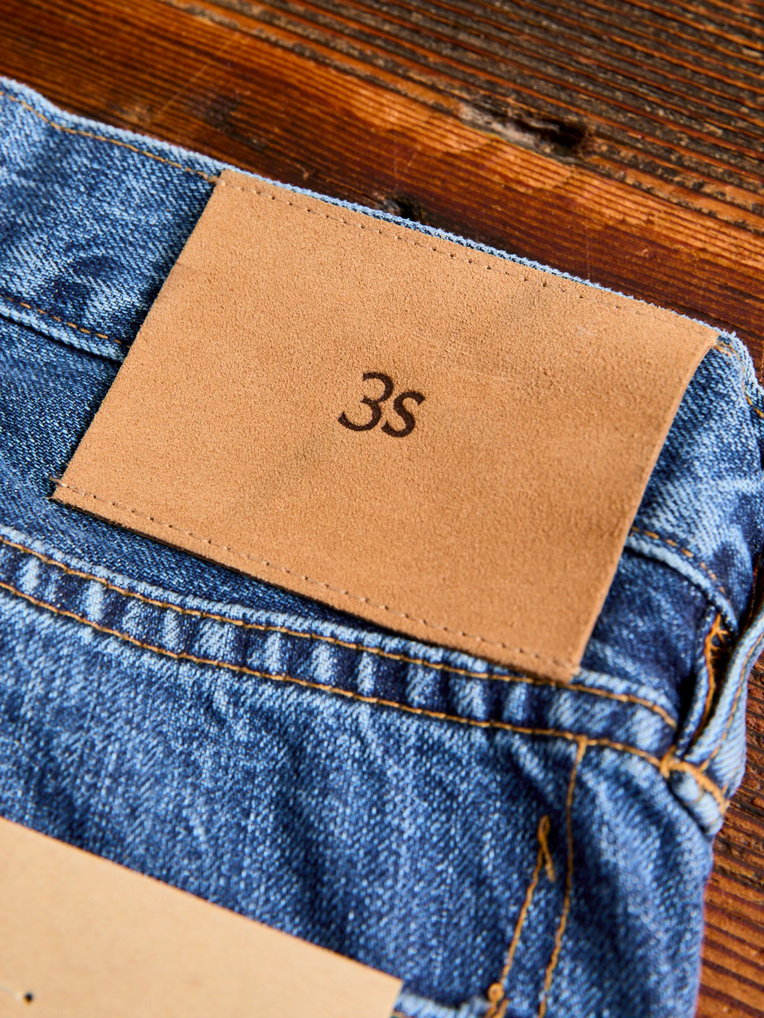 CS-101xs 12oz Stonewashed Indigo Selvedge Denim - Classic Straight Fit - Image 10