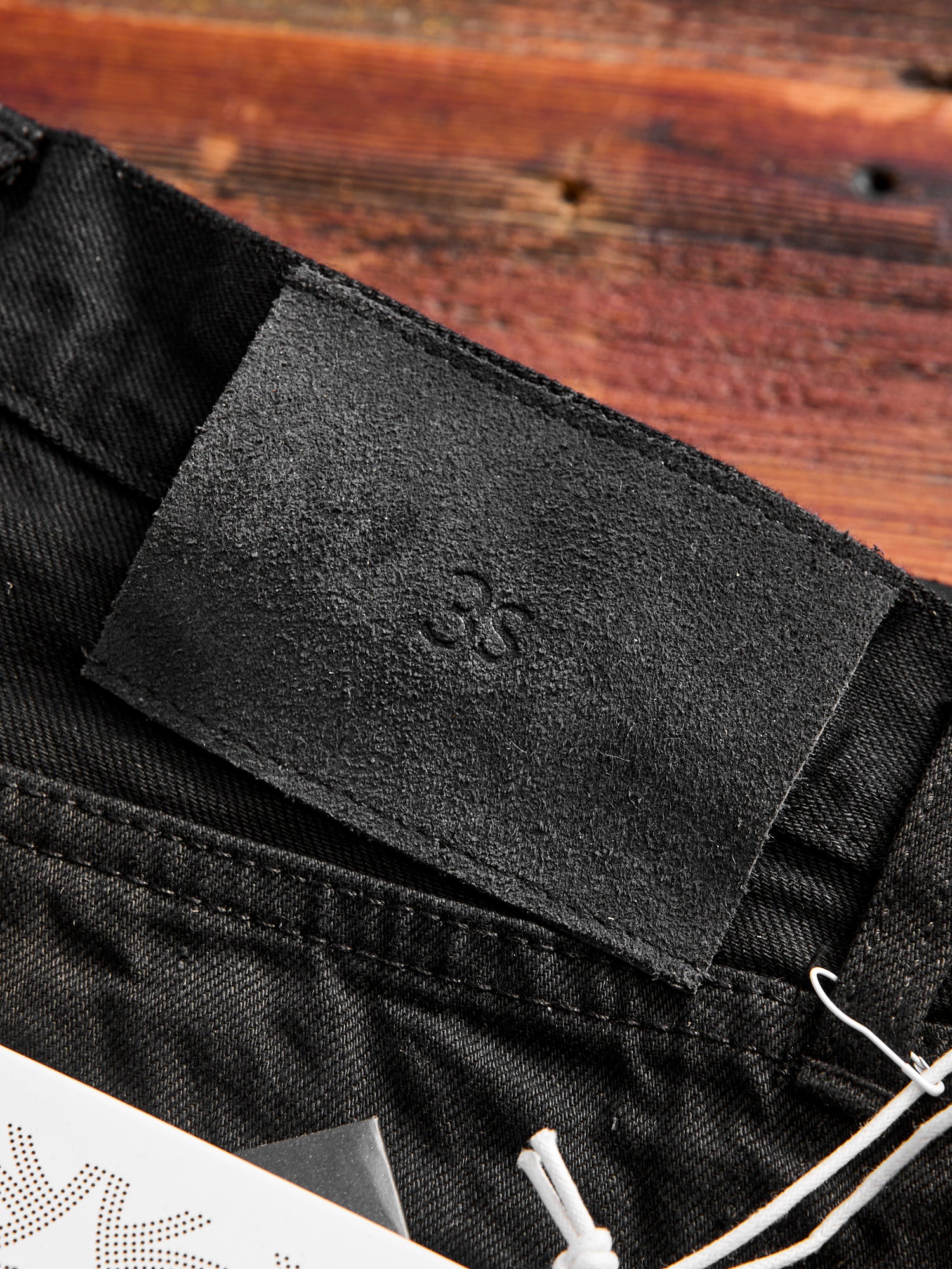 CS-222x 12oz Double Black Selvedge Denim - Classic Straight Fit - Image 3