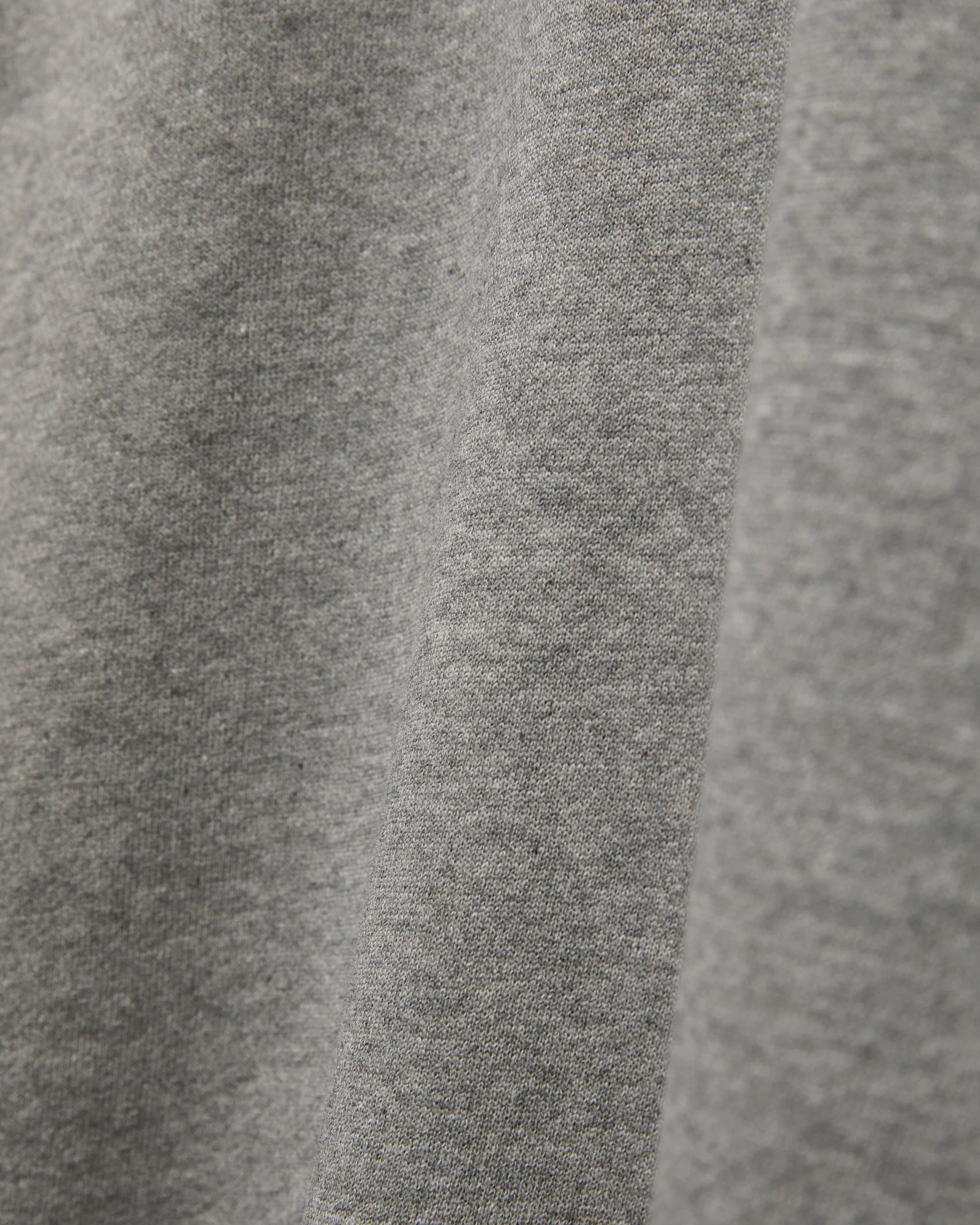 CSW28 "Good Basics" Organic Cotton Crewneck Sweater in Grey Melange - Image 7
