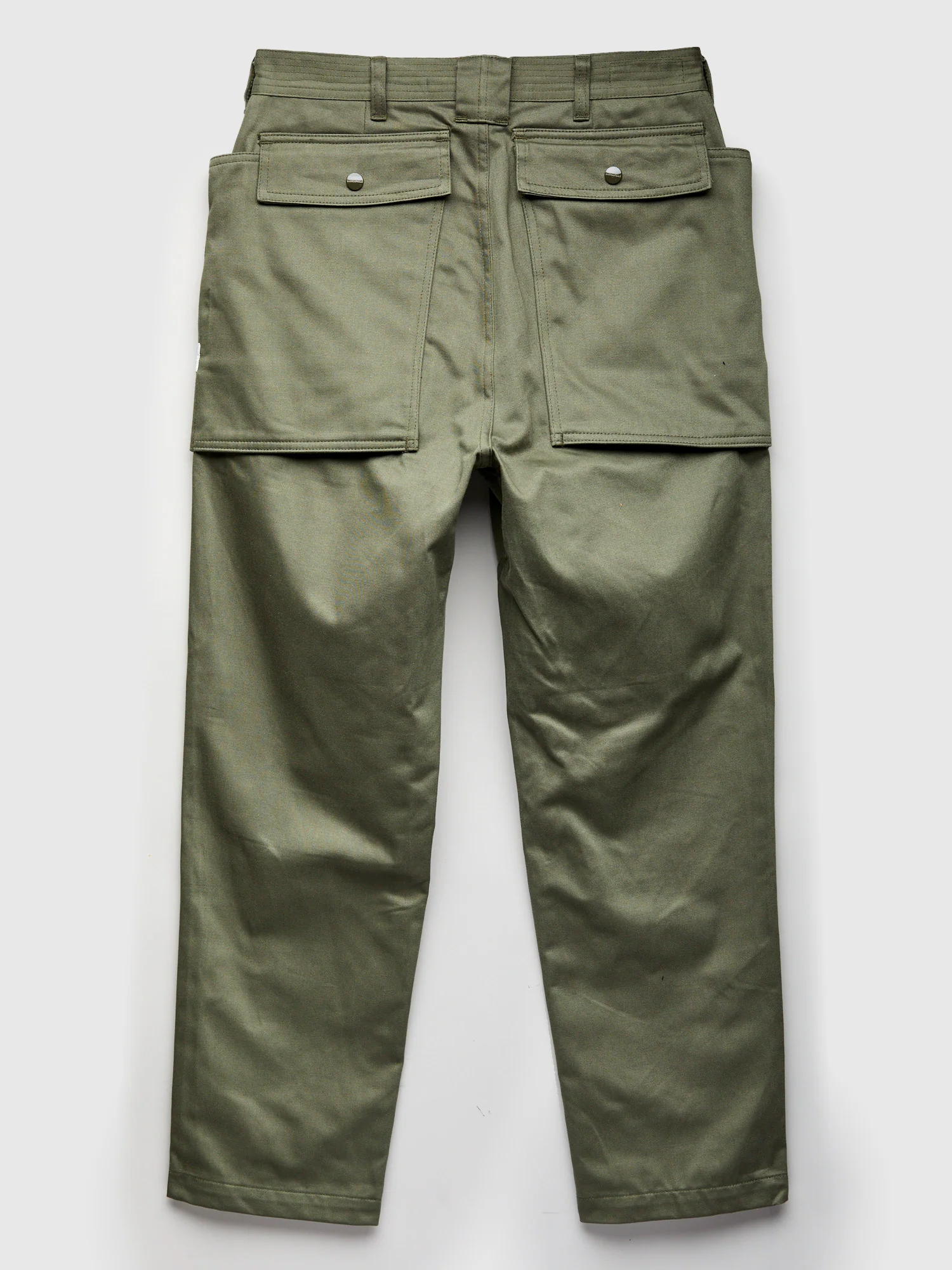 Cultivator Pants in Olive Satin Back - Image 3
