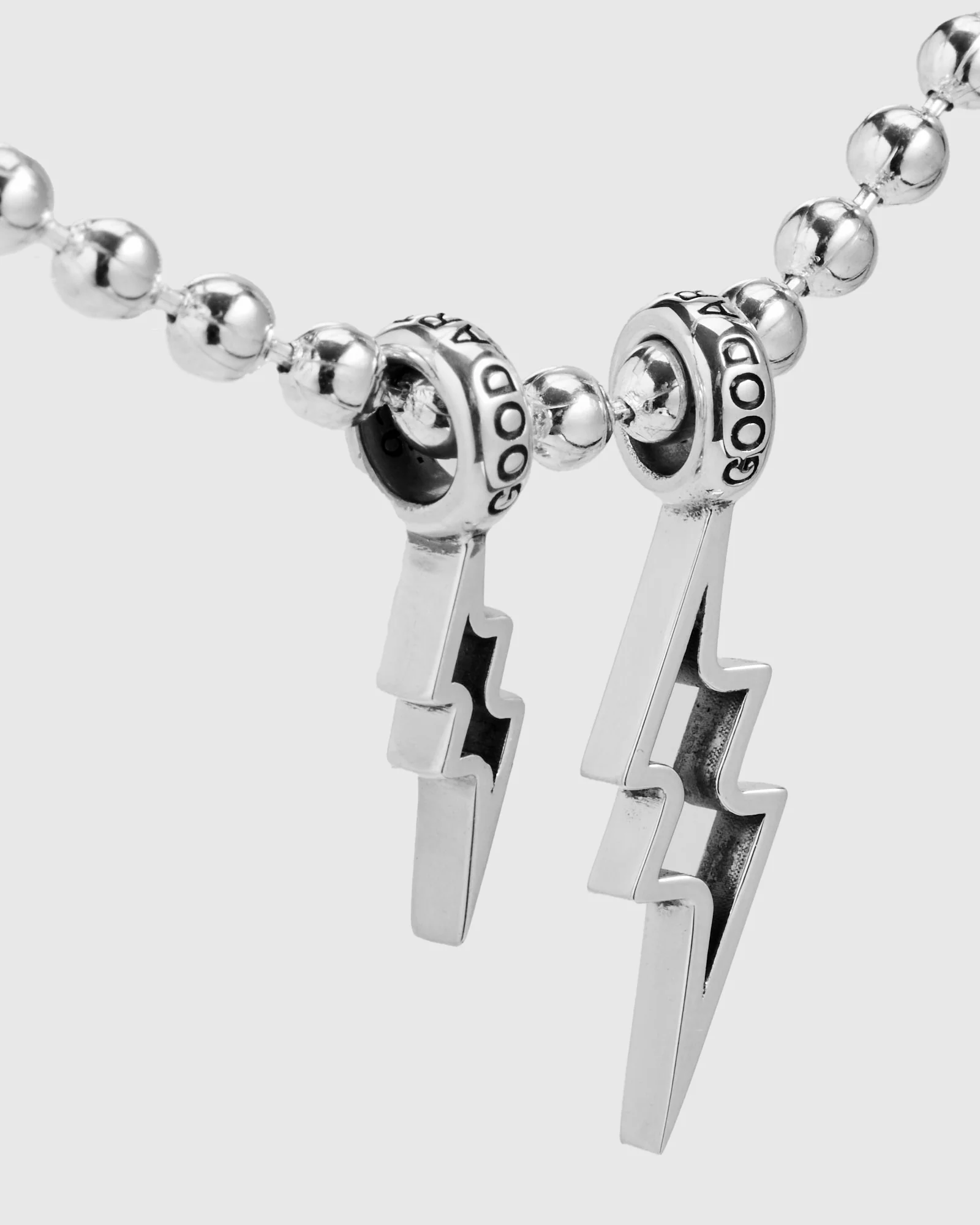 Cutout Shazam! Pendant 3A in Sterling Silver - Image 5