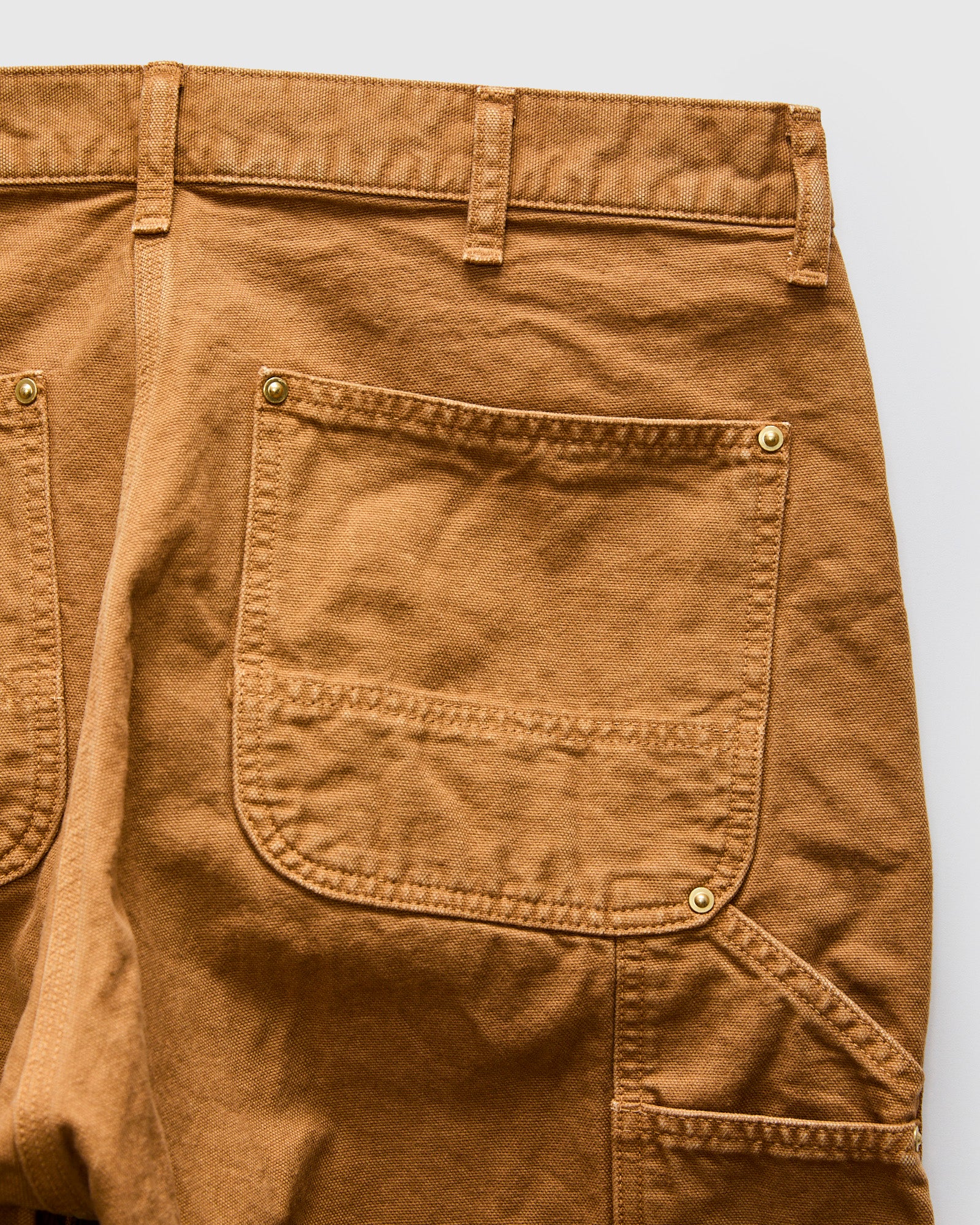 Dad's Fit Painter Pants in Brown - Image 3