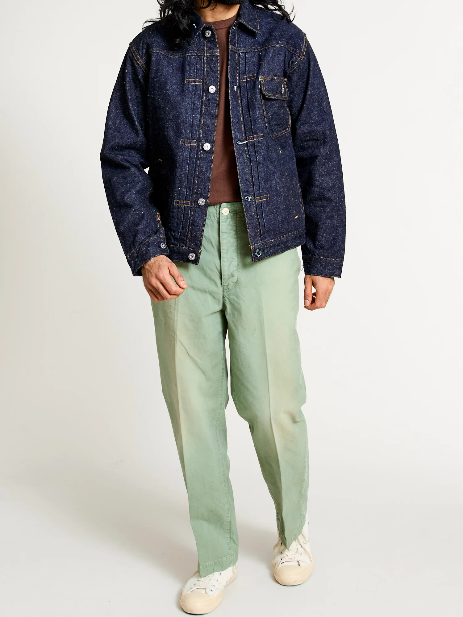 Damaged Field Chino Pants in Green - Image 14