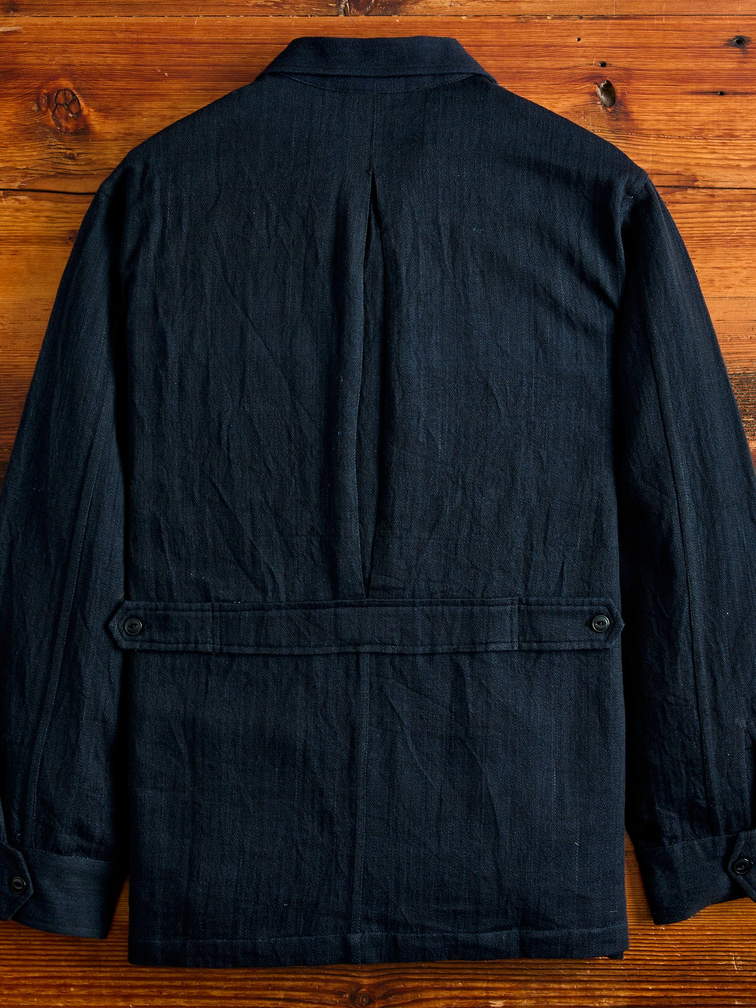Dani Jacket in Iron/Indigo Herringbone - Image 10