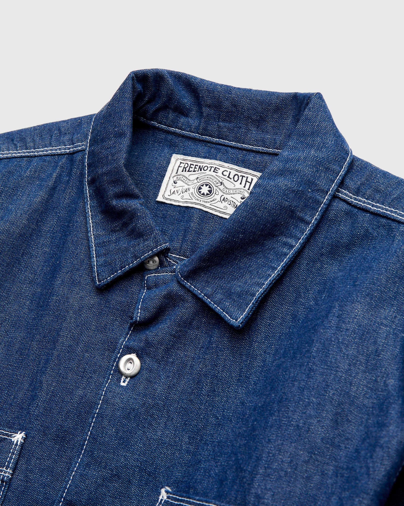 Dayton Workshirt in Blue Denim - Image 3