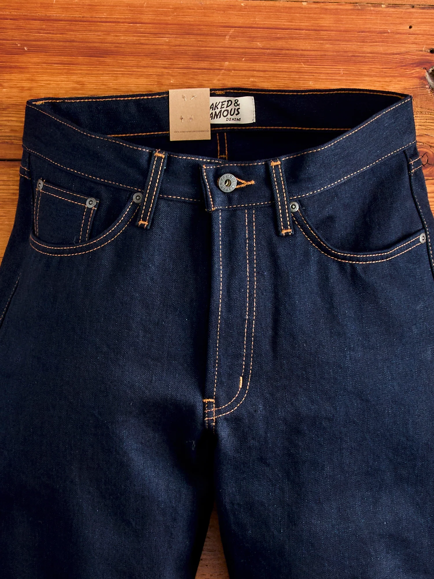 "Deep Sea Selvedge" 12.5oz Double Indigo Selvedge Denim - True Guy Fit - Image 4