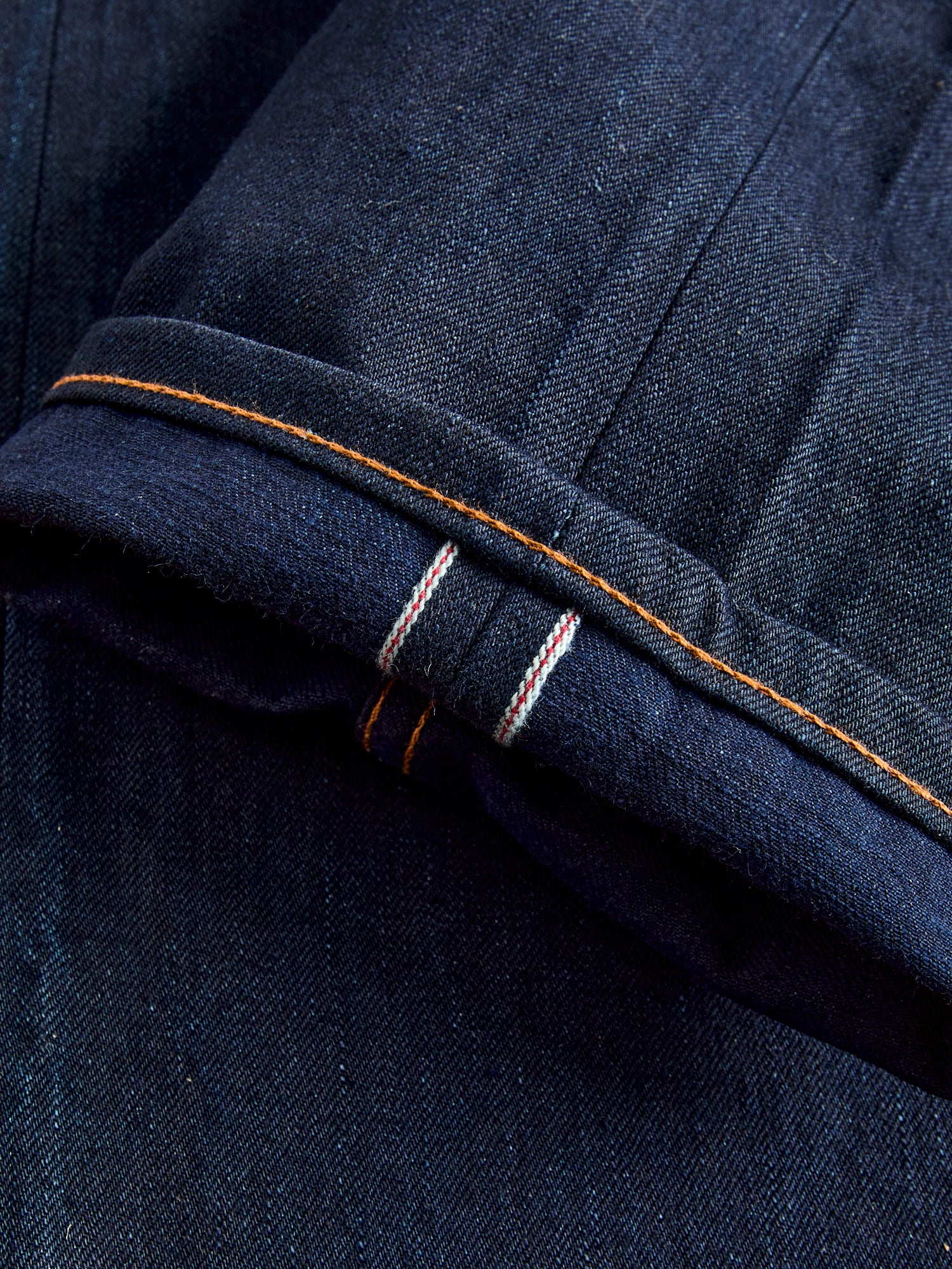 "Deep Sea Selvedge" 12.5oz Double Indigo Selvedge Denim - True Guy Fit - Image 9