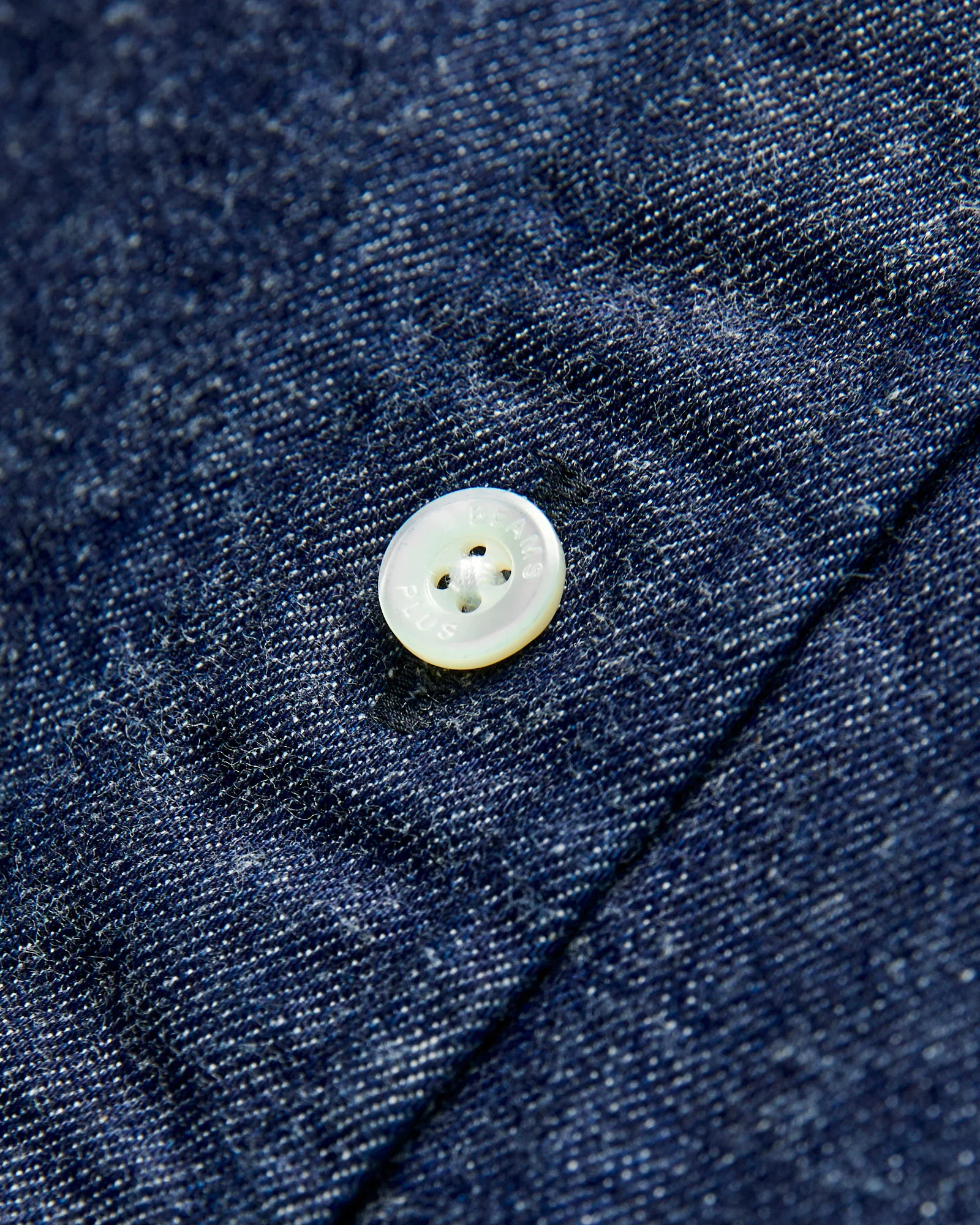 Denim Button-Down Shirt in Indigo - Image 4