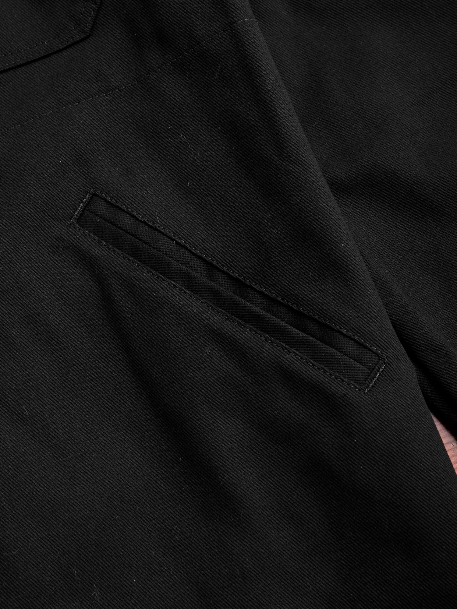 Crissman Denim Overshirt in Den Black - Image 5