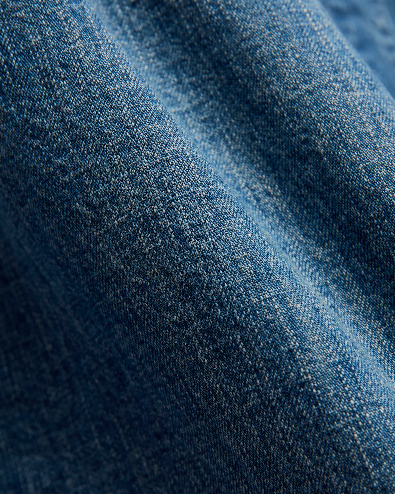 Denim Work Shirt HW in Indigo Blue - Image 7