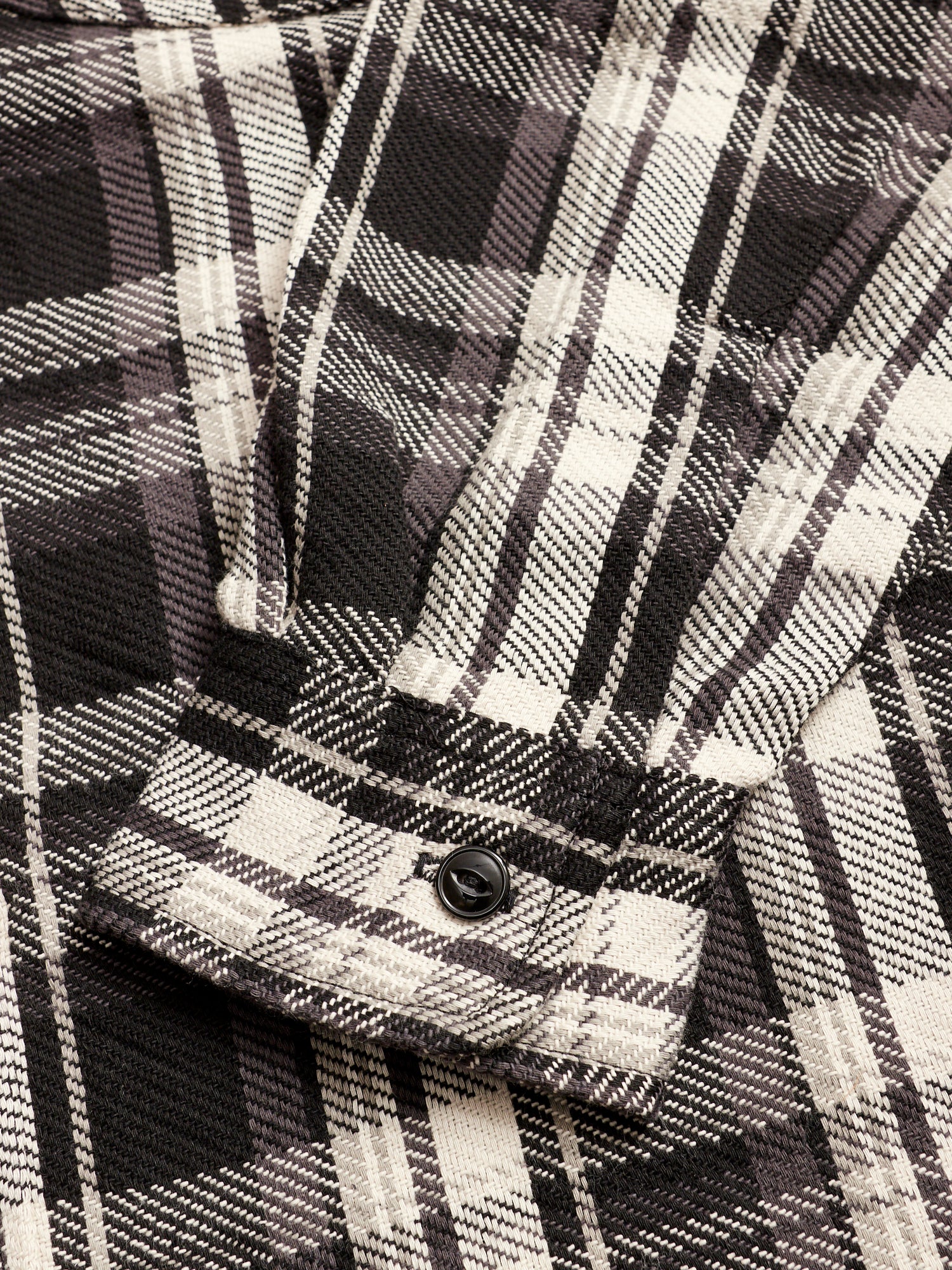 Diggin Shirt in Black Twill Check - Image 6