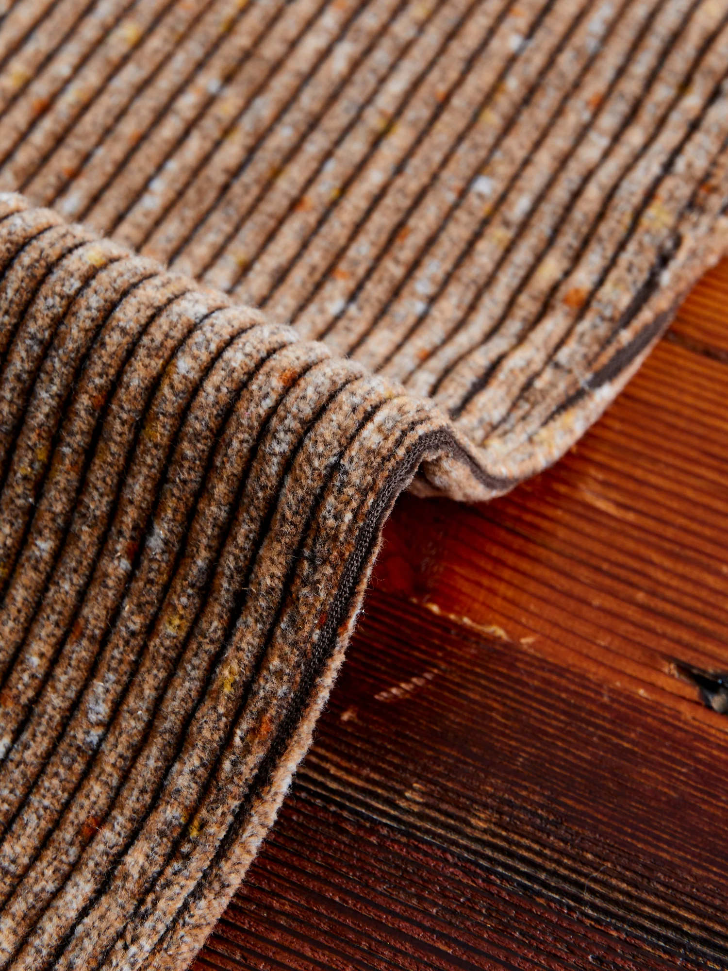 Donegal Corduroy Five Pocket Trousers in Rolling Sand - Image 7
