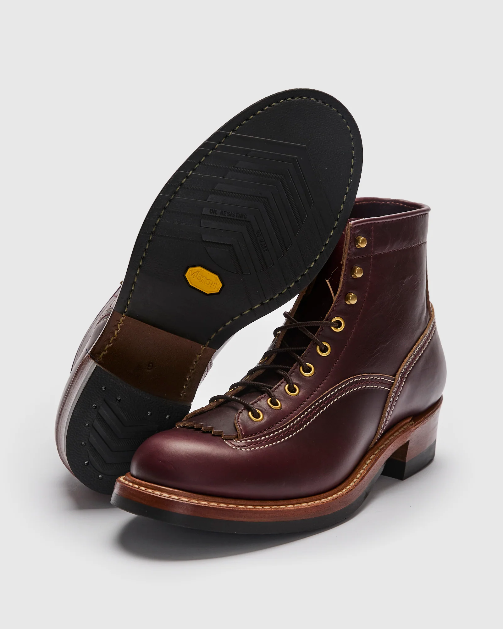 Donkey Puncher Boot in Horween Chromexcel Burgundy - Image 2