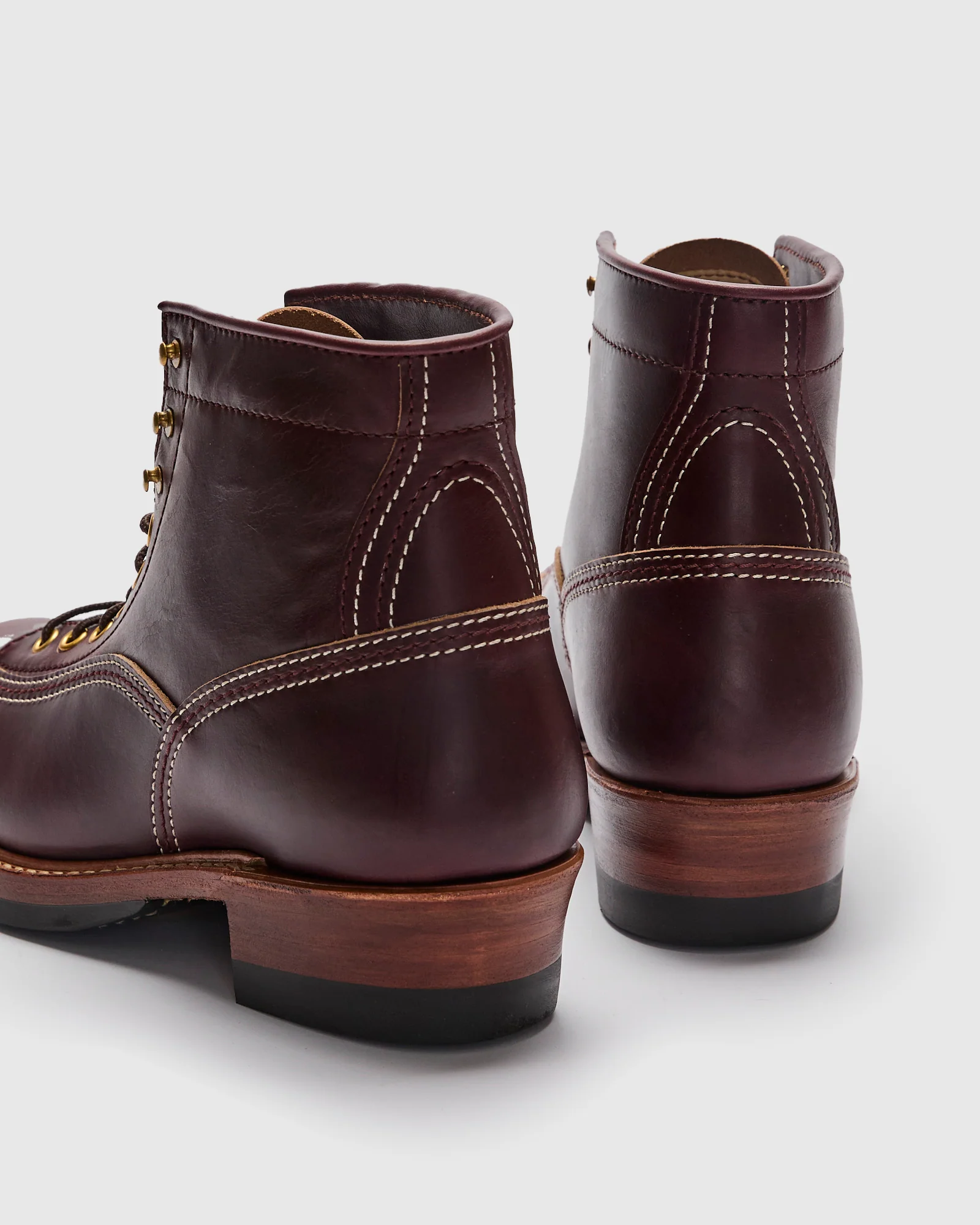 Donkey Puncher Boot in Horween Chromexcel Burgundy - Image 5