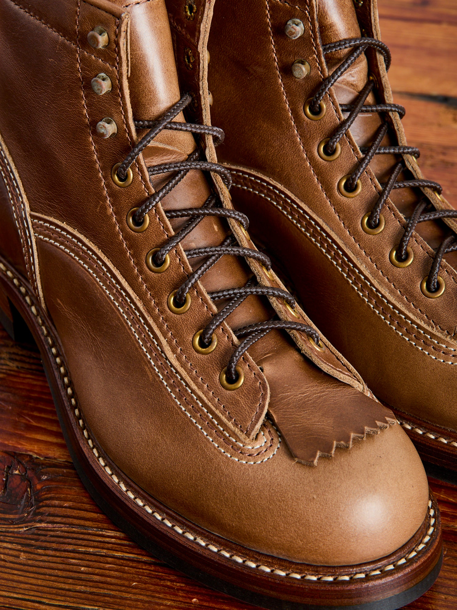 Donkey Puncher Boot in Horween Chromexcel Natural - Image 6